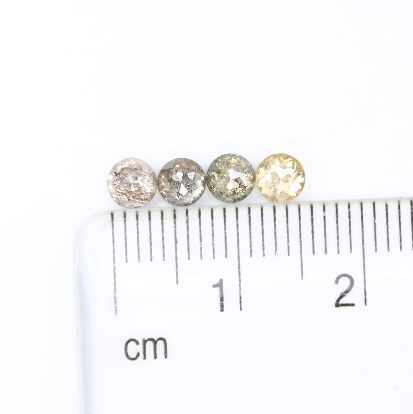 1.24 CT Unique Multi Round Rose Cut 4.00 MM Galaxy Melee Diamond For Engagement Ring ll Gift For Mother ll Gift For Daughter ll Gift For Her