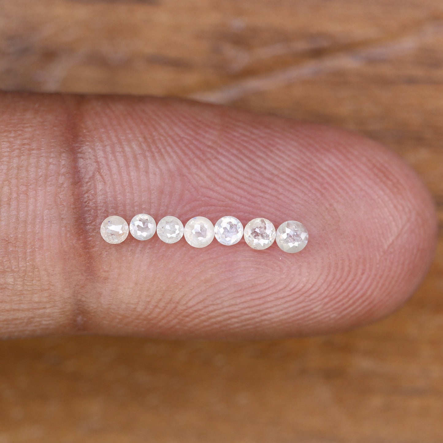 2.00 MM Rose Cut Round Natural White Loose Galaxy Real Diamond For Wedding Eternity Band ll Gift For Bride To Be ll Gift For Best Friend