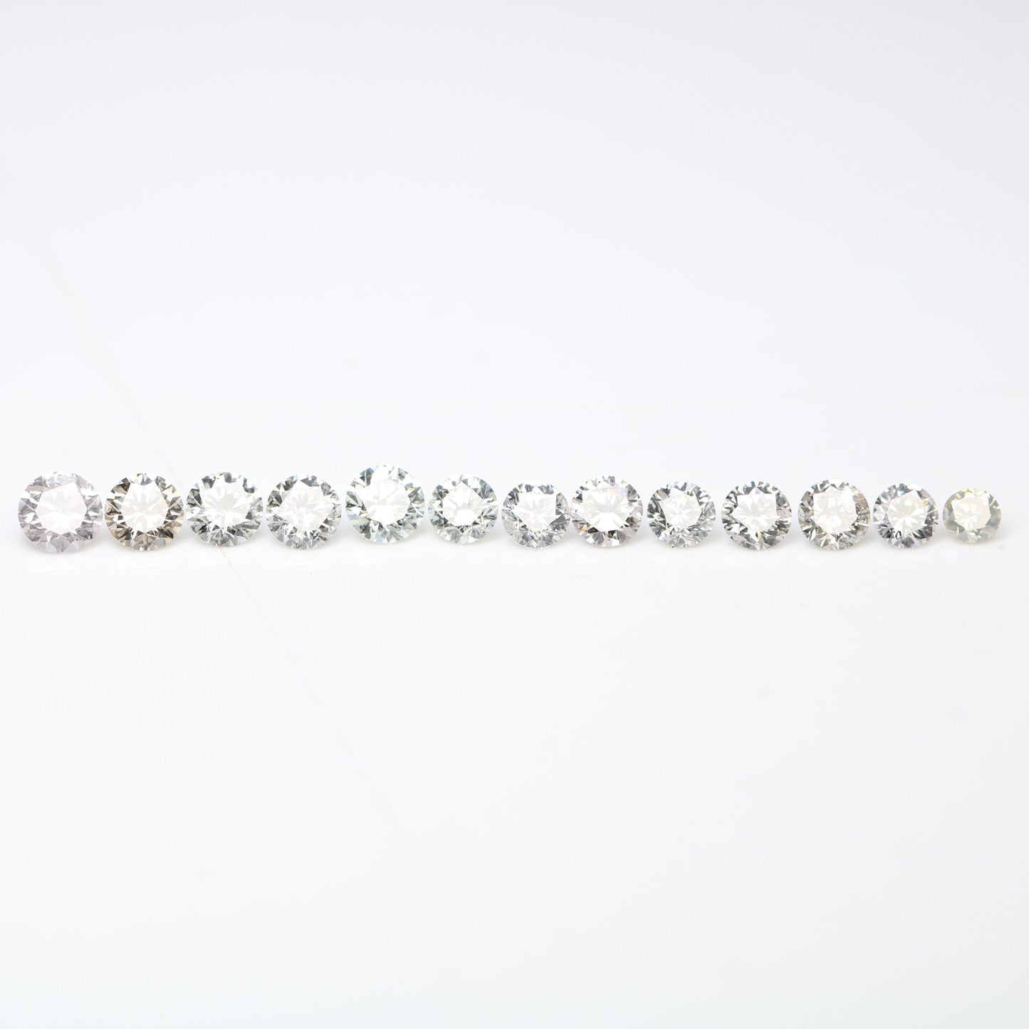 Natural Loose Round Brilliant Cut Diamond | Ideal for Eternity Rings | Conflict-Free Salt and Pepper Diamonds | Genuine Natural Diamonds