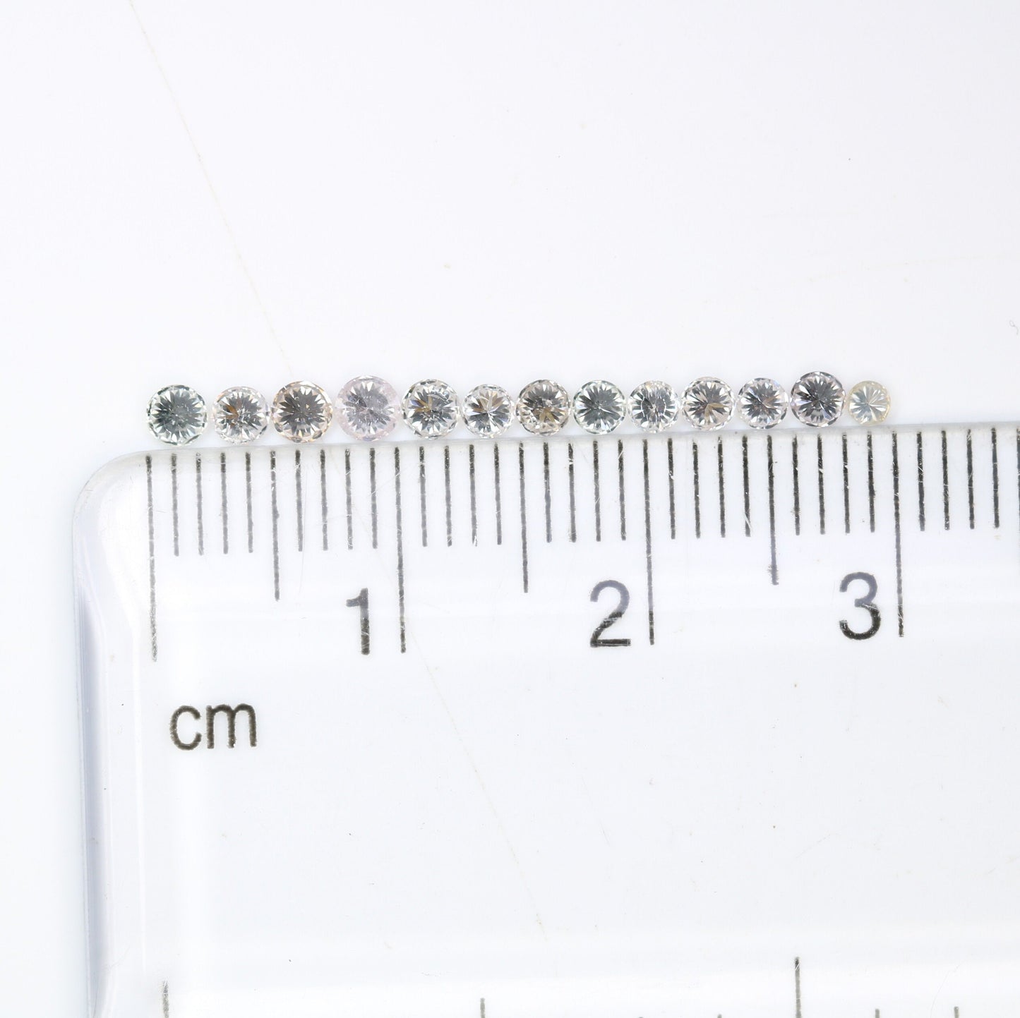 Natural Loose Round Brilliant Cut Diamond | Ideal for Eternity Rings | Conflict-Free Salt and Pepper Diamonds | Genuine Natural Diamonds