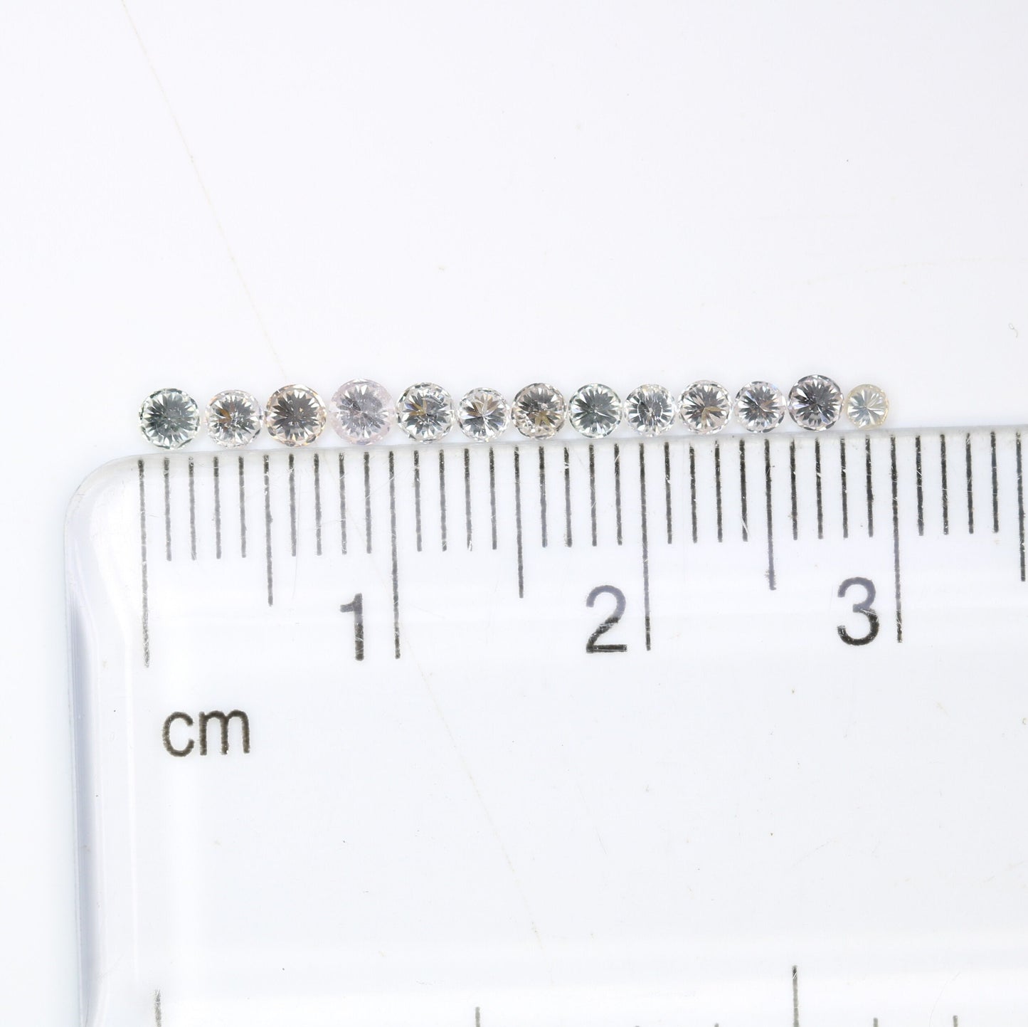 Natural Loose Round Brilliant Cut Diamond | Ideal for Eternity Rings | Conflict-Free Salt and Pepper Diamonds | Genuine Natural Diamonds