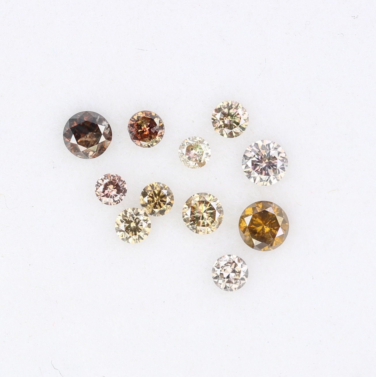 Loose Round Brilliant Cut Diamonds |Eternity Bands, Wedding Necklaces, Wedding Bands, Bracelets, and Bangles | Perfect for Custom Gold Rings