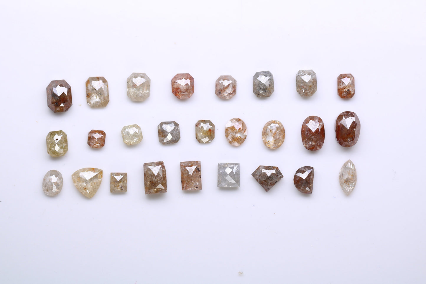 0.28 to 1.25 CT Mixed Shape Fancy Loose Diamonds | Natural Salt and Pepper Diamonds on Sale | Elegant Jewelry Gifts for Women