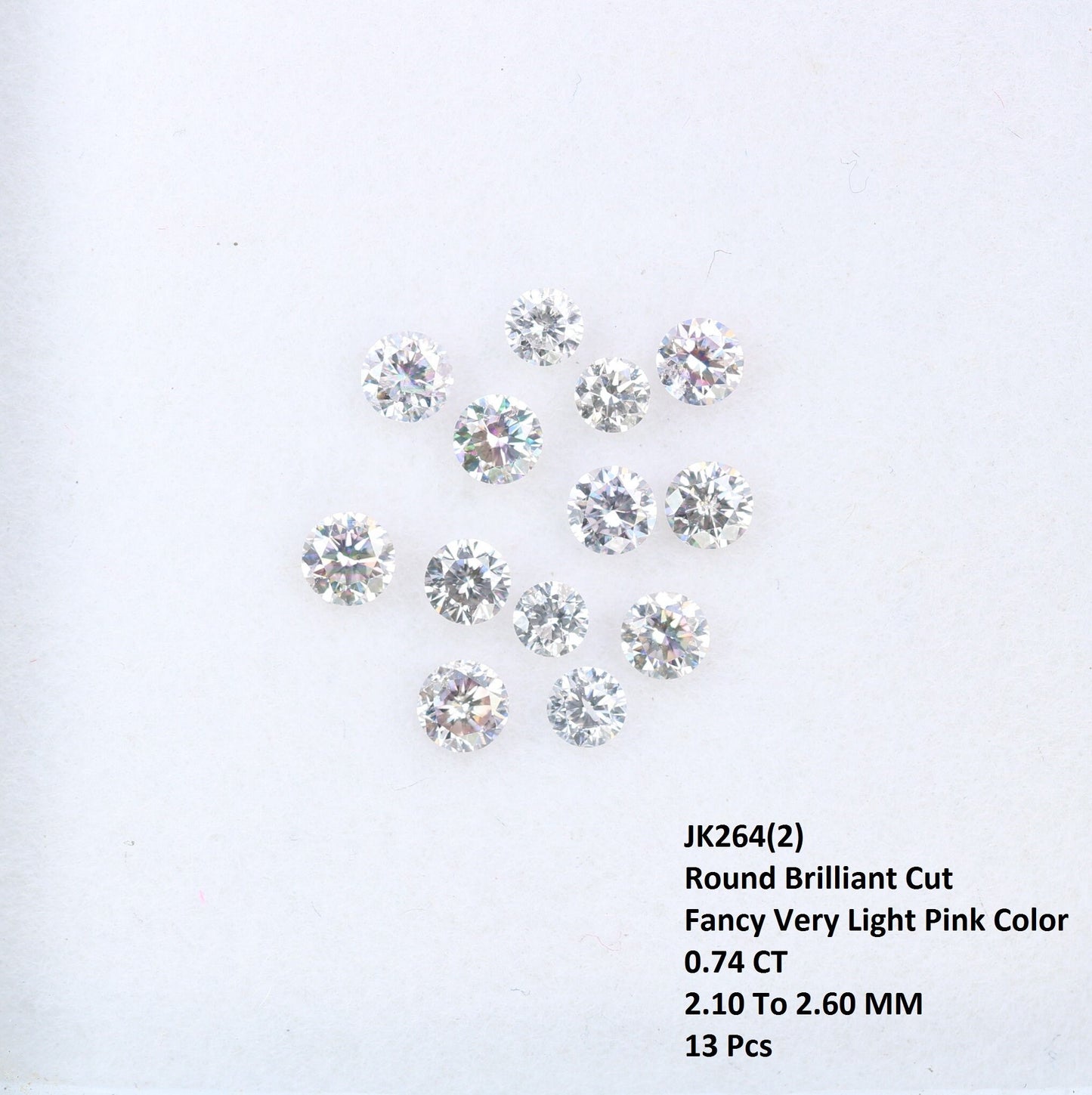 2-2.5 mm Loose Round Brilliant Cut Diamond | Perfect for Eternity Rings, Wedding Gifts, Engagement Gifts, Birthday Gifts, and Anniversaries
