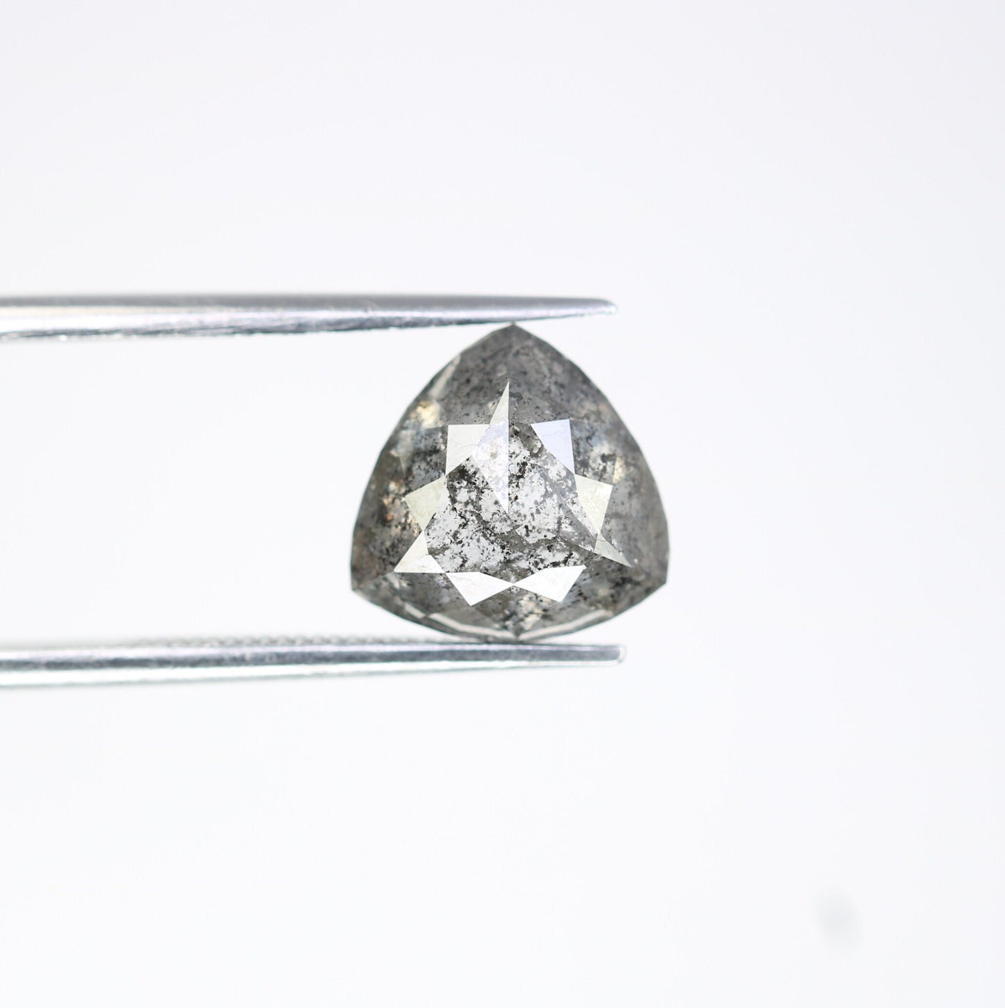3.58 CT Triangle Shape Loose Salt And Pepper Galaxy Diamond For Wedding Band | Triangle Diamond Pendant | Gift For Her | Wedding Gift