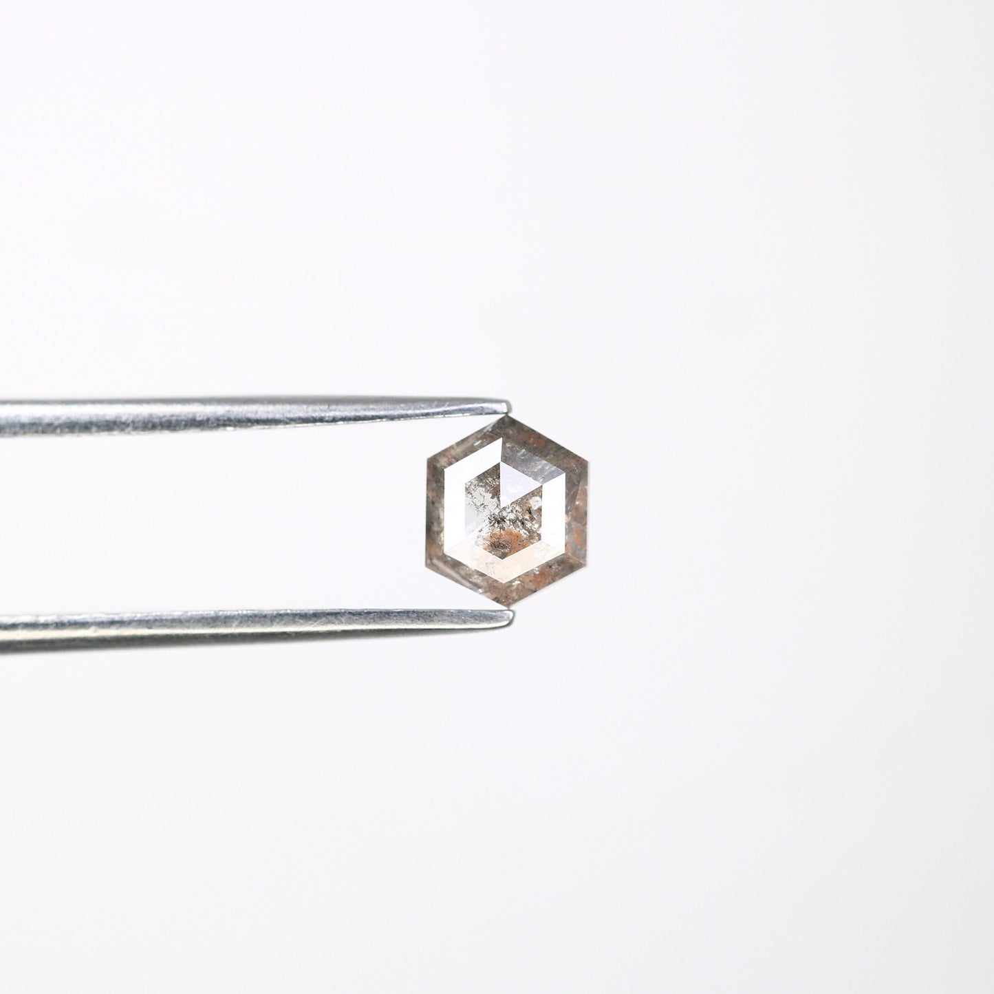 0.71 CT Salt and Pepper Hexagon Cut - Natural Loose Hexagon Shape -Unique Diamond for Ring - Special Gift for Her - Wholesaler of Diamond