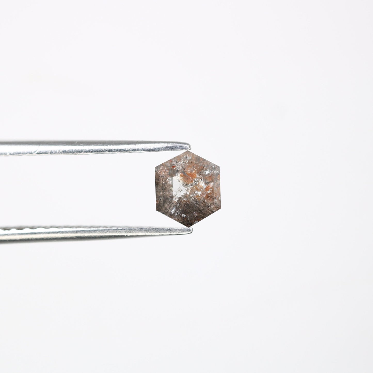 0.71 CT Salt and Pepper Hexagon Cut - Natural Loose Hexagon Shape -Unique Diamond for Ring - Special Gift for Her - Wholesaler of Diamond