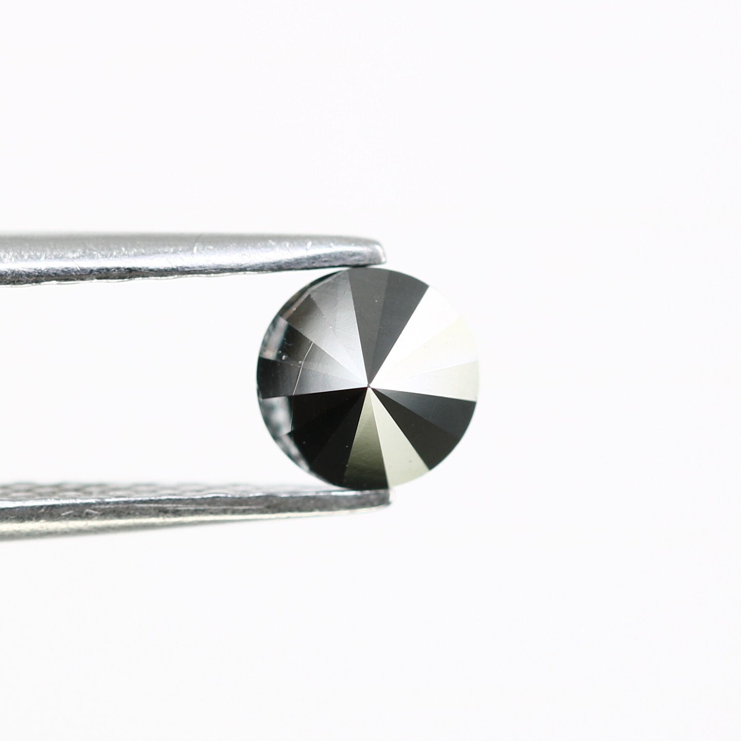 0.65 CT Round Brilliant Cut Fancy Black Diamond | 5.00 mm Antique Gemstone for Wedding Bands | Stunning Black Round Diamond