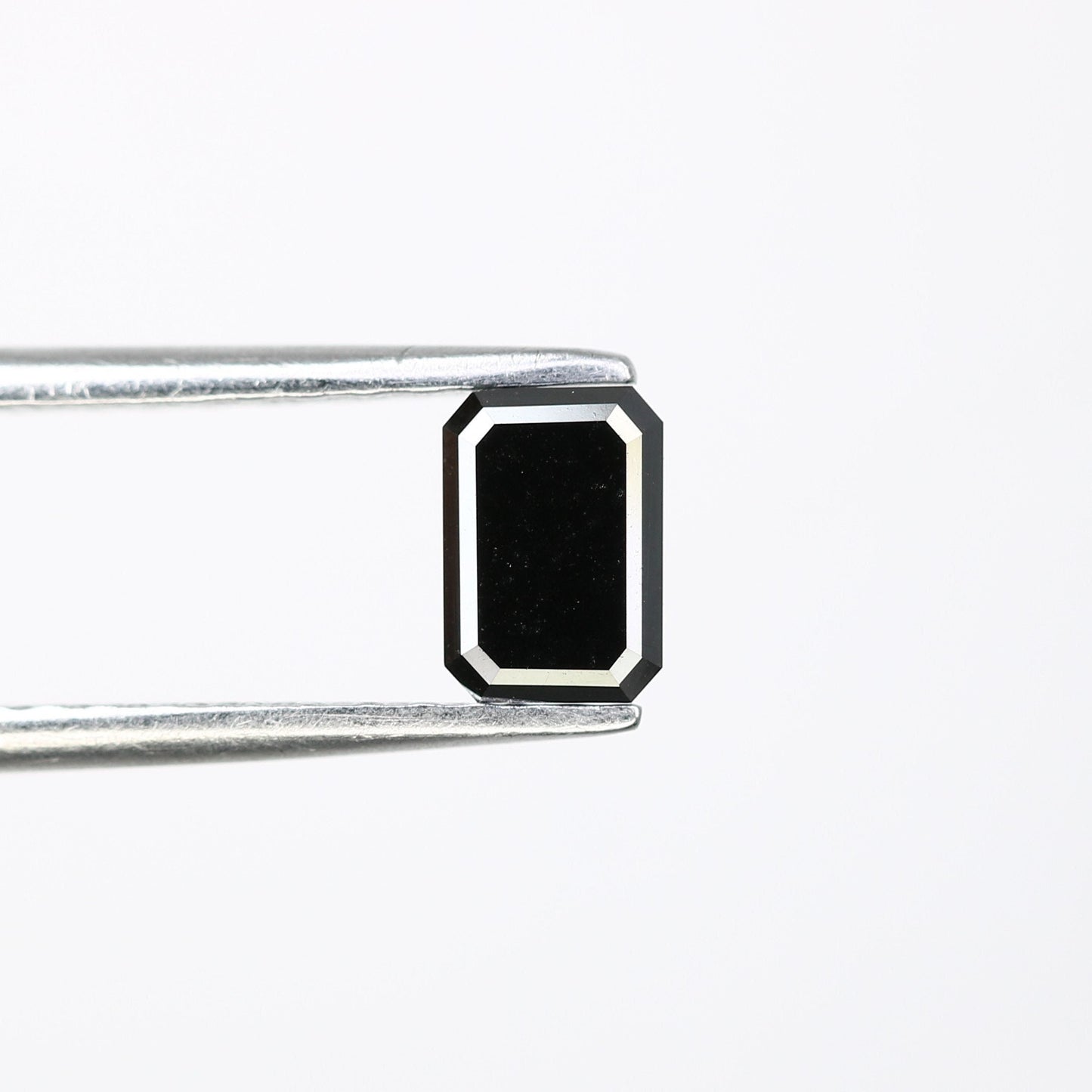 0.50 CT Emerald Cut Loose Salt & Pepper Diamond - Perfect for Custom Wedding Rings - Labor Day Sale