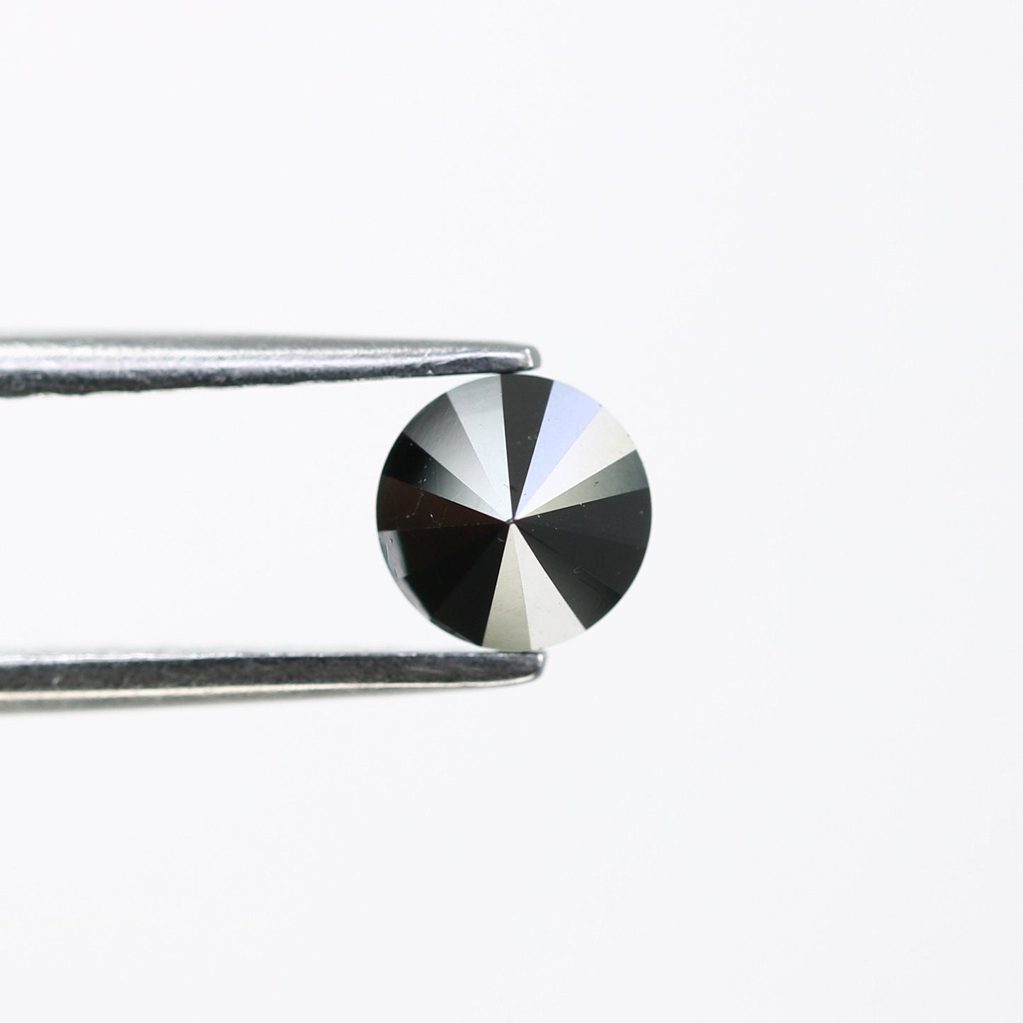 0.69 CT 5.00 mm Fancy Black Round Brilliant Cut Loose Diamond | Perfect for Engagement Rings | Stunning Diamond | Halloween Special Sale