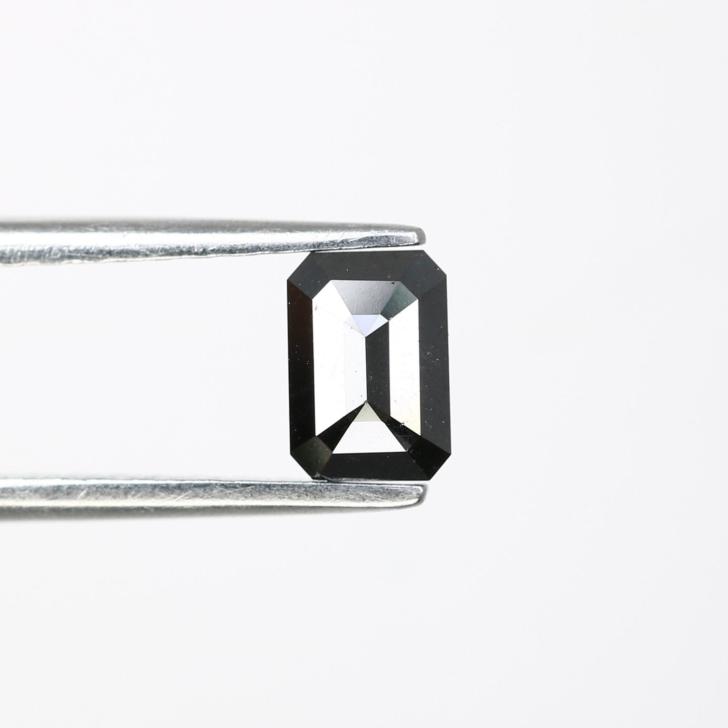 0.50 CT Emerald Cut Loose Salt & Pepper Diamond - Perfect for Custom Wedding Rings - Labor Day Sale