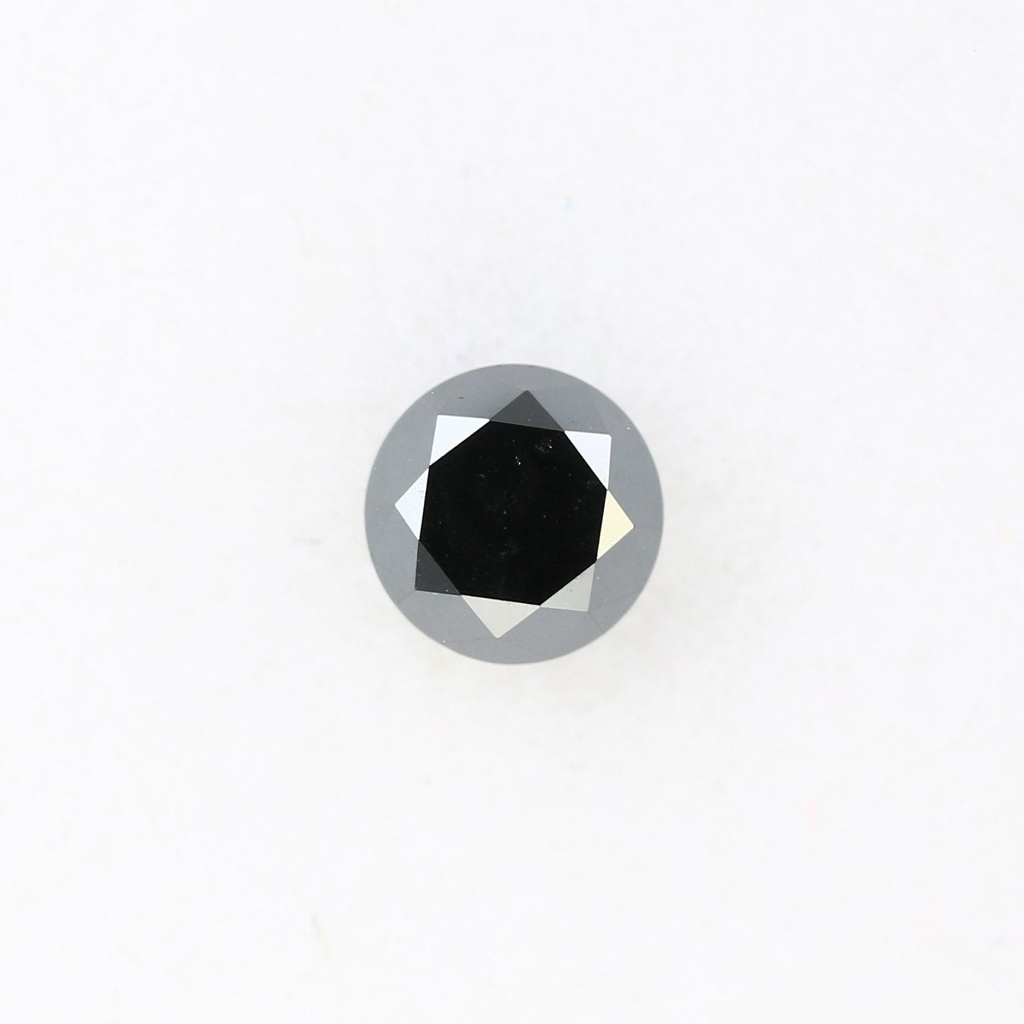 0.69 CT 5.00 mm Fancy Black Round Brilliant Cut Loose Diamond | Perfect for Engagement Rings | Stunning Diamond | Halloween Special Sale