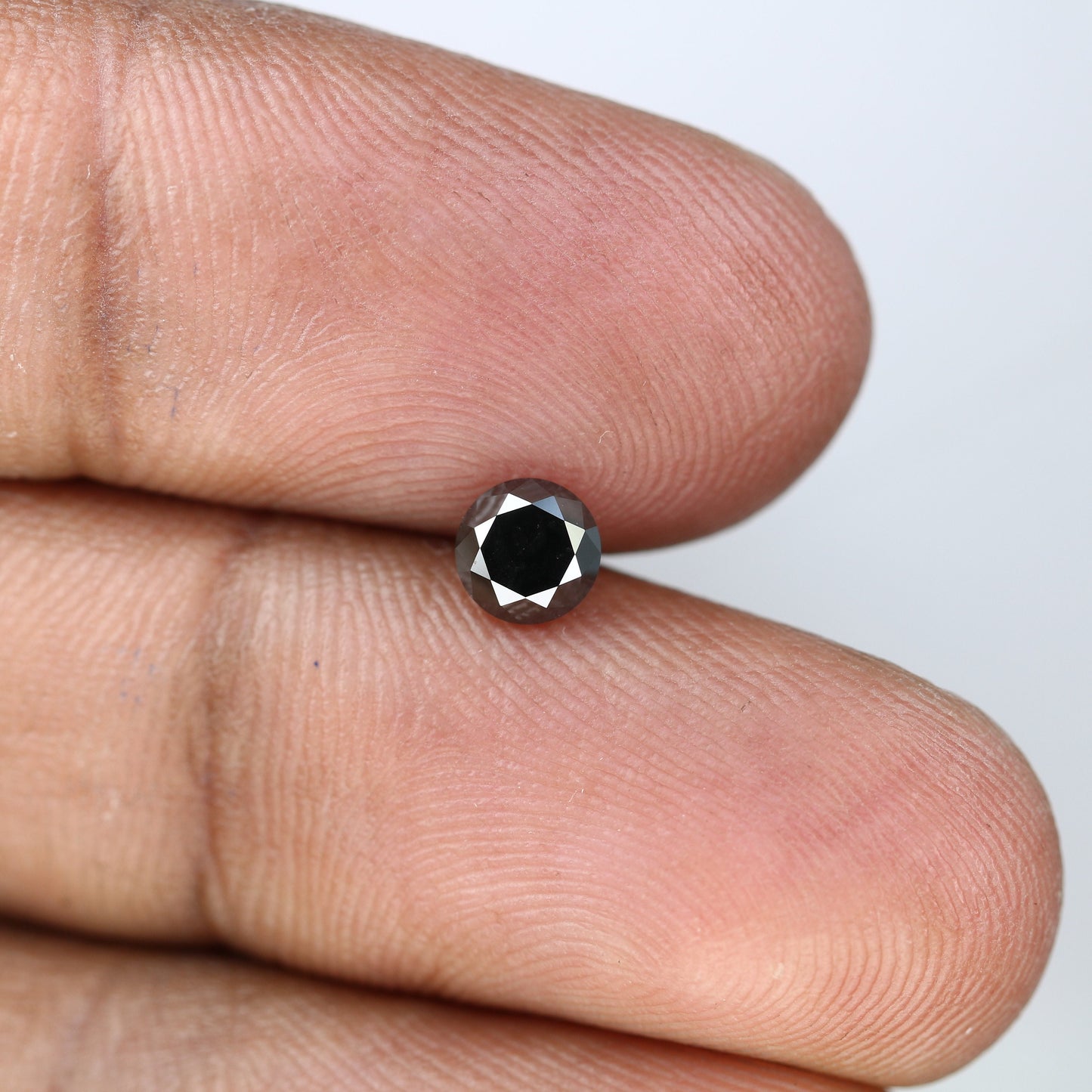 0.69 CT 5.00 mm Fancy Black Round Brilliant Cut Loose Diamond | Perfect for Engagement Rings | Stunning Diamond | Halloween Special Sale