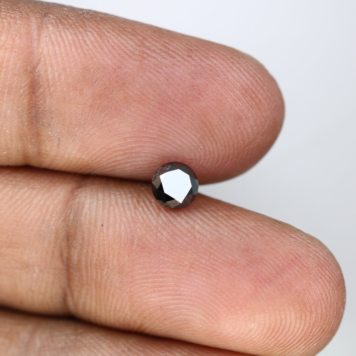 0.69 CT 5.00 mm Fancy Black Round Brilliant Cut Loose Diamond | Perfect for Engagement Rings | Stunning Diamond | Halloween Special Sale