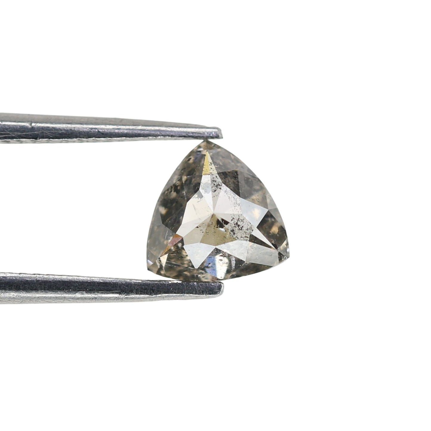 0.66 CT Fancy Triangle Shape Natural Salt And Pepper Diamond For Proposal Ring | Triangle Cut Pendant | Anniversary Gift | Gift For Her