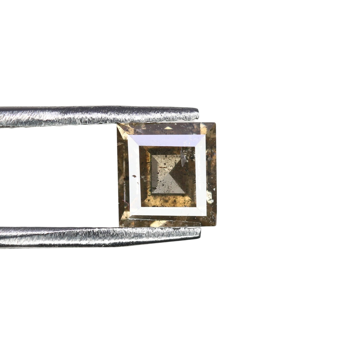 0.69 CT Antique Sqaure Shape Salt And Pepper Diamond For Wedding Ring | Princess Cut Diamond Ring | Gift For Girlfriend | Birthday Gift