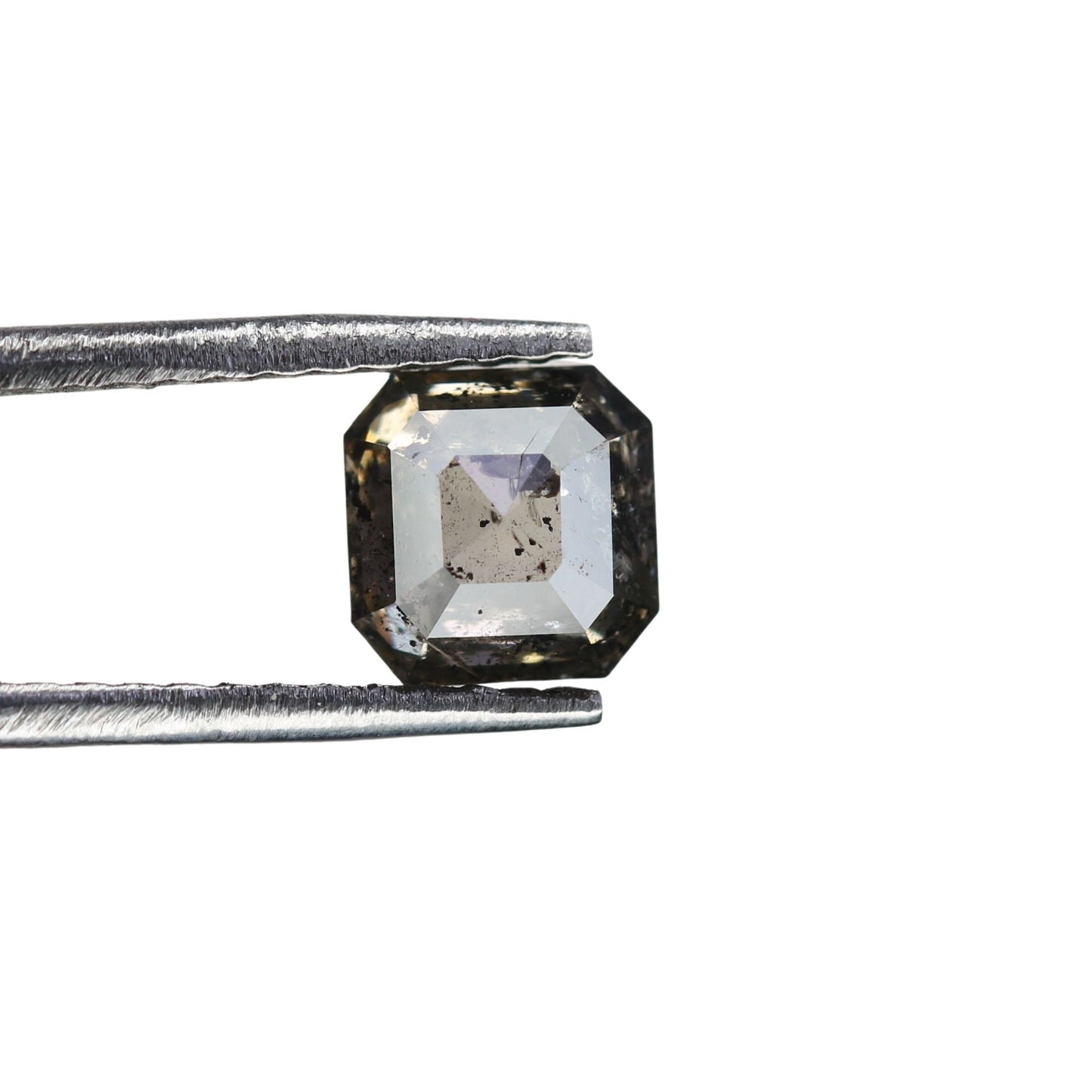0.76 CT Lovely Asscher Shape Loose Salt And Pepper Diamond For Proposal Ring | Asscher Diamond Ring | Gift For Her | Wedding Gift Diamonds