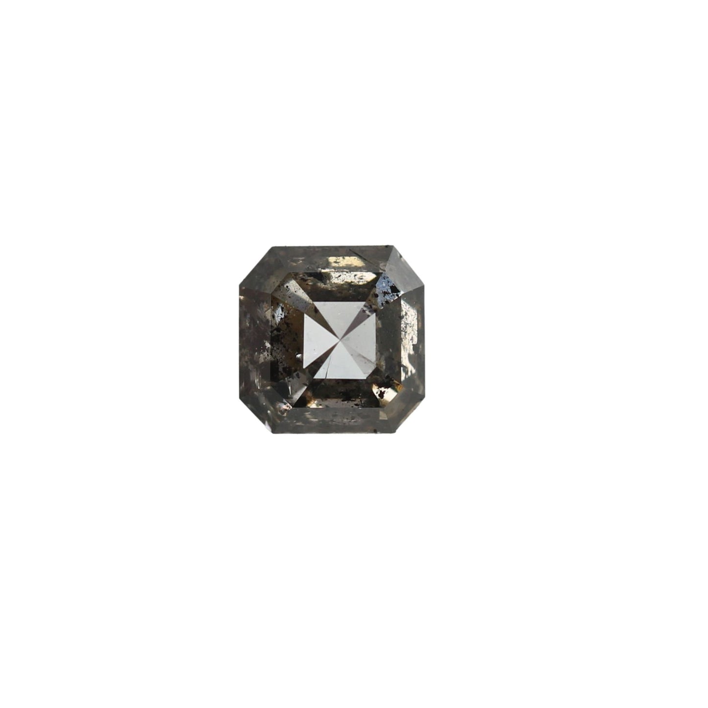 0.76 CT Lovely Asscher Shape Loose Salt And Pepper Diamond For Proposal Ring | Asscher Diamond Ring | Gift For Her | Wedding Gift Diamonds