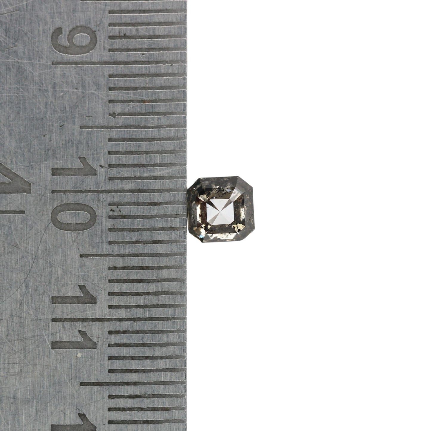0.76 CT Lovely Asscher Shape Loose Salt And Pepper Diamond For Proposal Ring | Asscher Diamond Ring | Gift For Her | Wedding Gift Diamonds