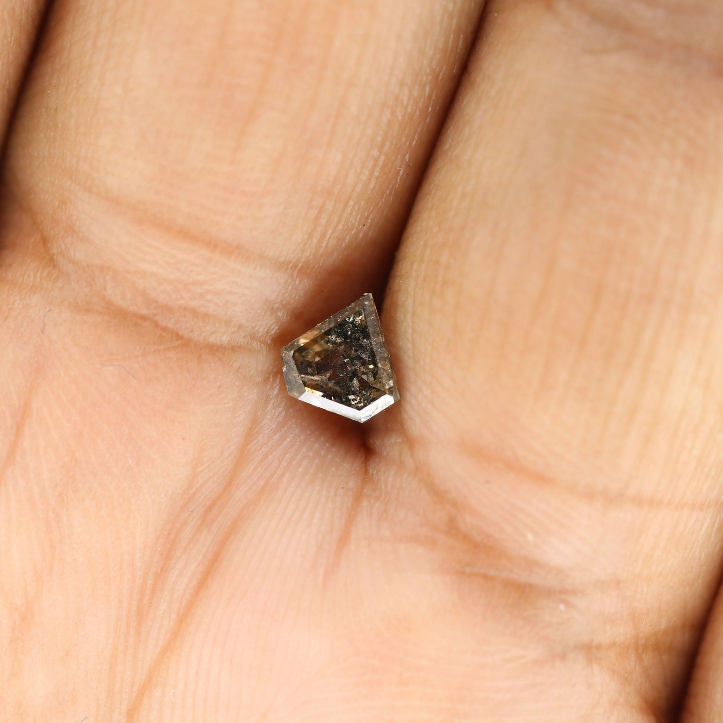 0.70 CT Diamond Cut Salt And Pepper Natural Loose Diamond For Jewelry | Salt and Pepper Ring | Anniversary Gift | Gift For WifeFor Gold Ring