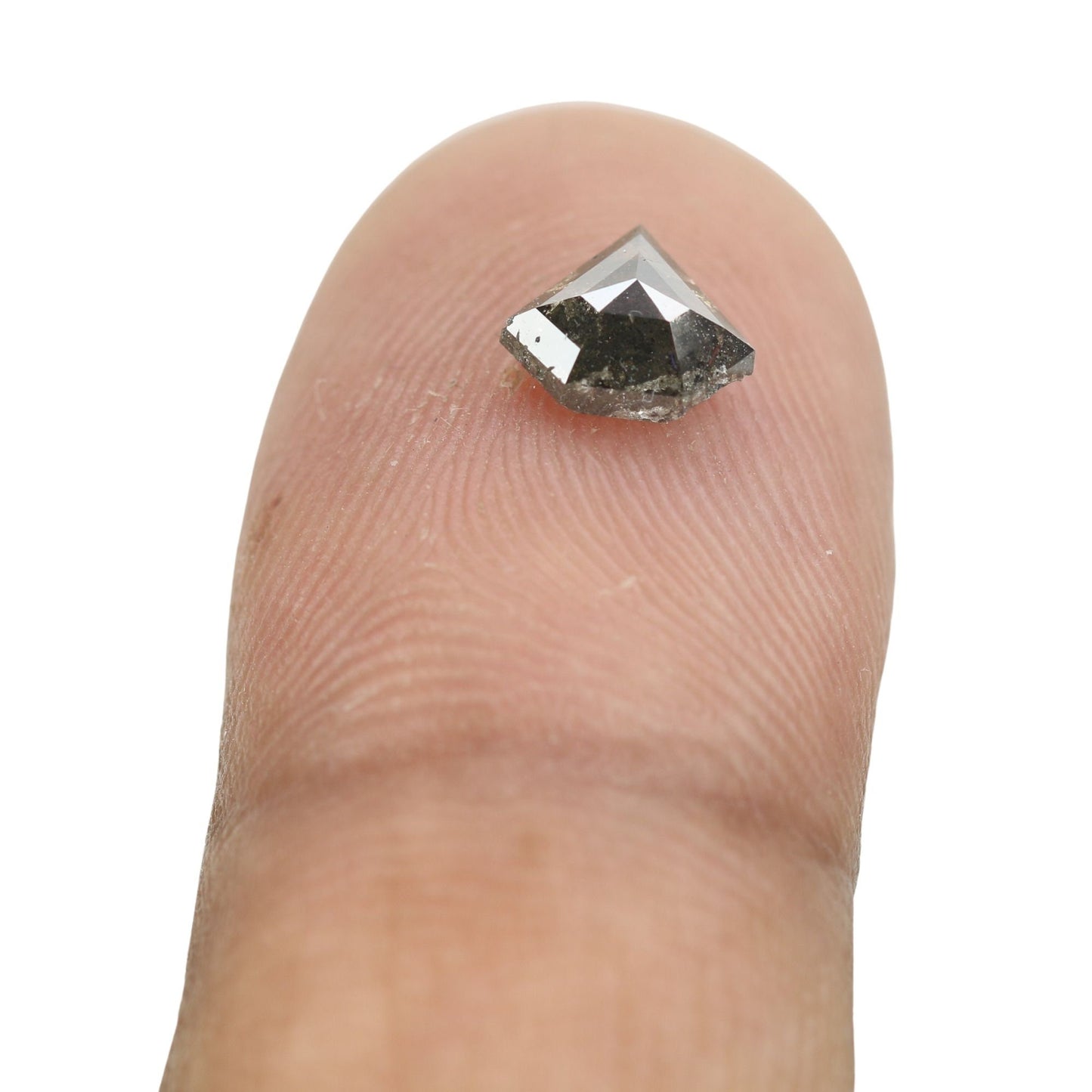0.87 CT Fancy Diamond Cut Loose Salt And Pepper Galaxy Diamond For Jewelry | Customize Jewelry | Wedding Band | Gift For Women & Men