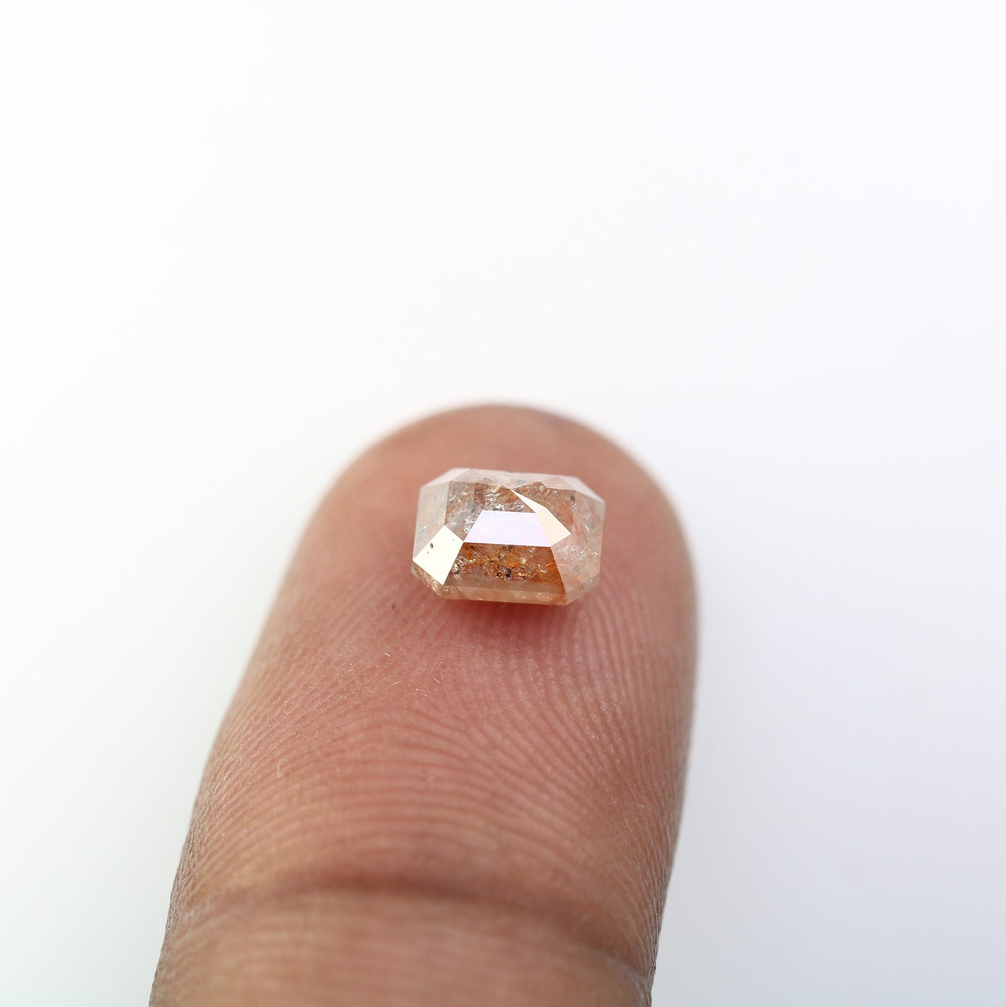 1.79 CT Emerald Cut Loose Diamond - Salt and Pepper Emerald Shape Diamond - Emerald For Wedding Ring - LABORDAY Offer - Customize Jewelry