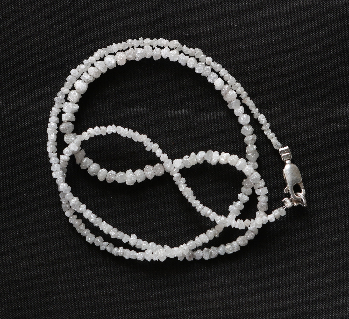 Raw Diamond Beads | Unique Rough Gemstones for Art Deco & Vintage Jewelry | Crystal Necklace DIY Craft Supplies