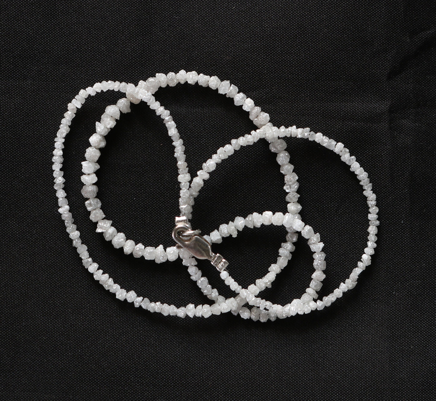 Raw Diamond Beads | Unique Rough Gemstones for Art Deco & Vintage Jewelry | Crystal Necklace DIY Craft Supplies