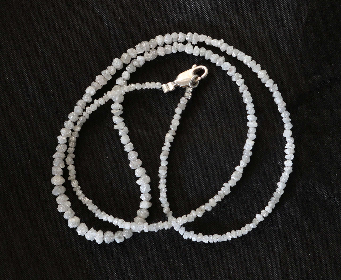 Raw Diamond Beads | Unique Rough Gemstones for Art Deco & Vintage Jewelry | Crystal Necklace DIY Craft Supplies