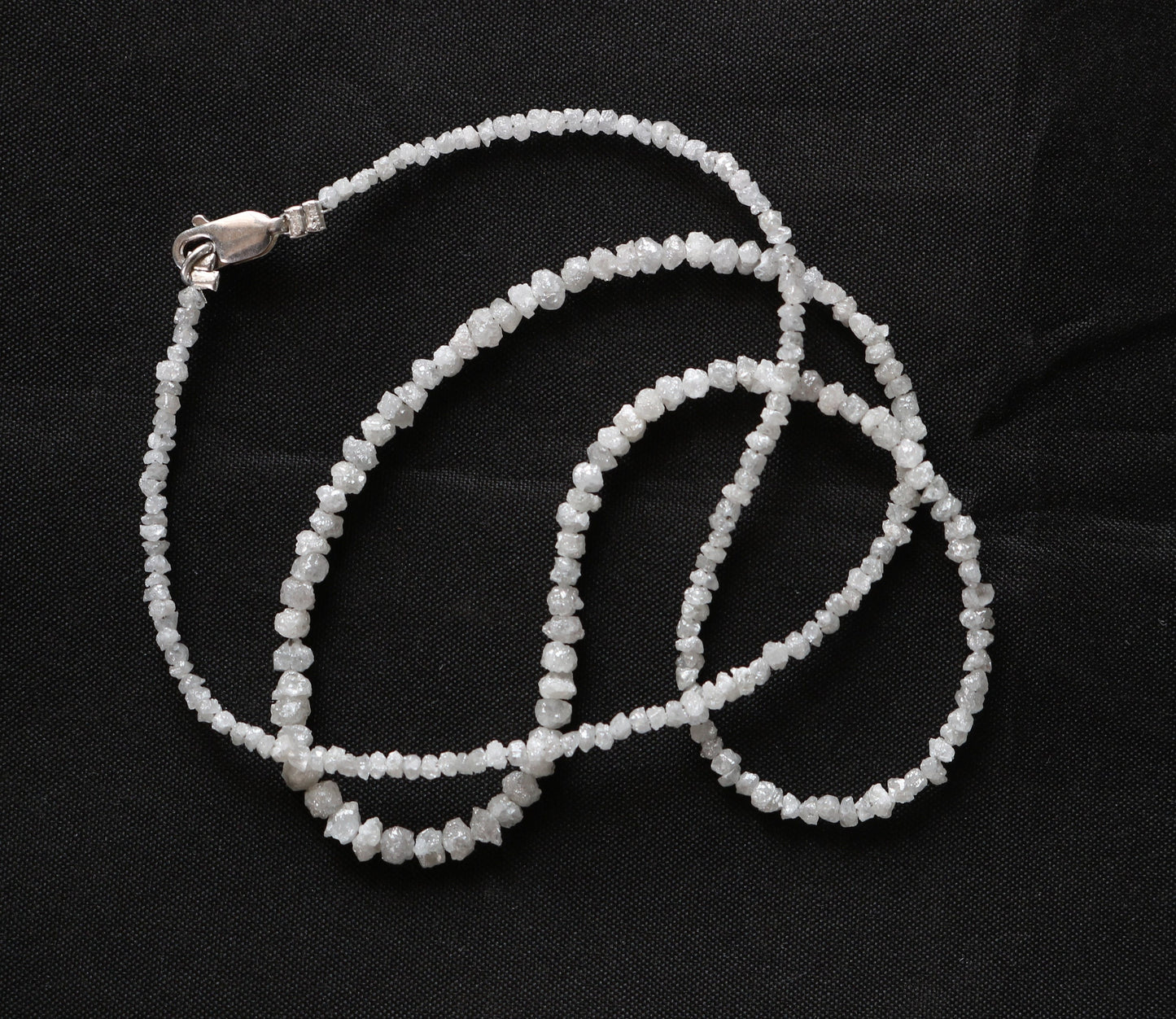 Raw Diamond Beads | Unique Rough Gemstones for Art Deco & Vintage Jewelry | Crystal Necklace DIY Craft Supplies