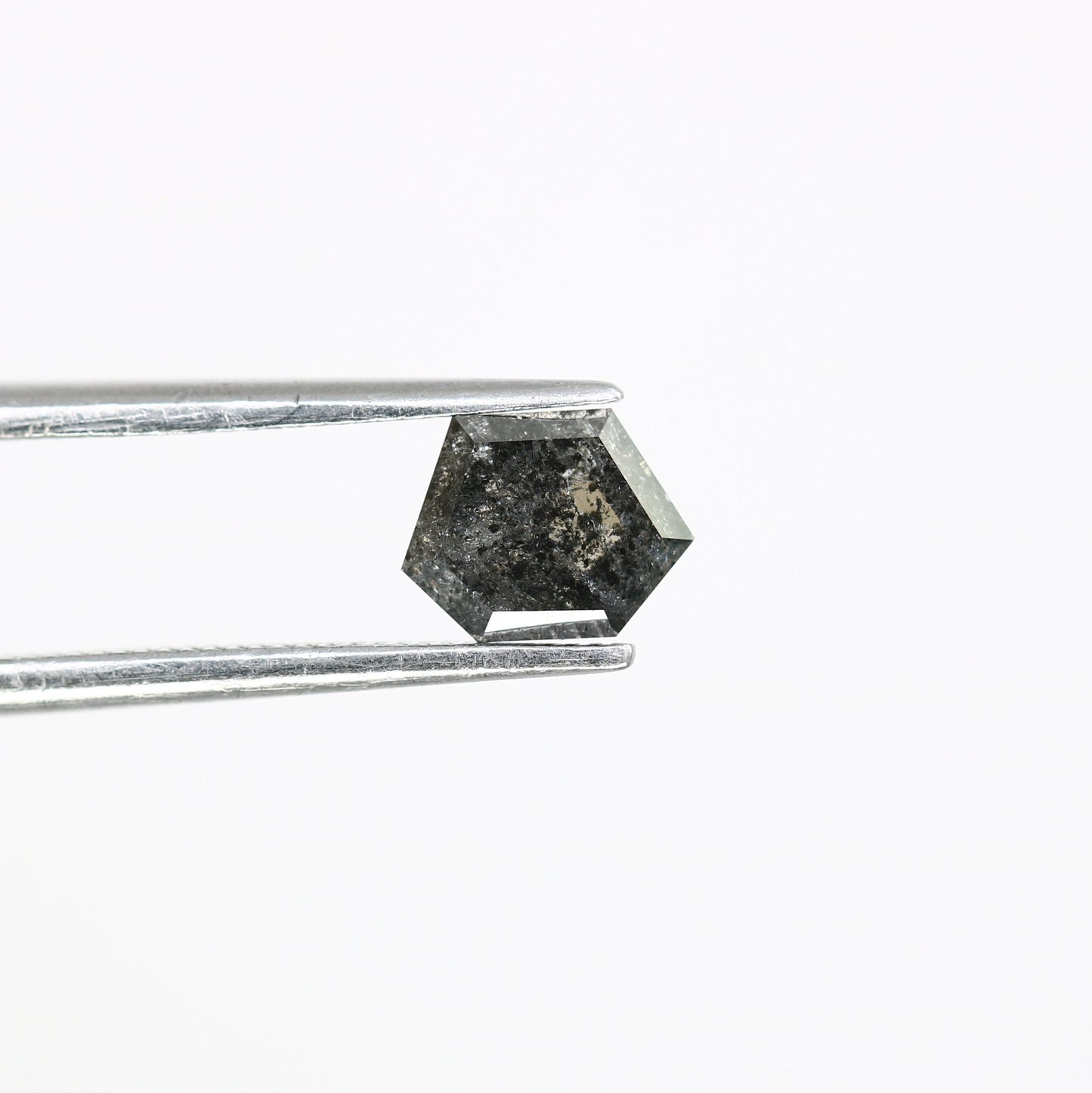 0.75 CT Salt and Pepper Natural Loose Diamond, Geometric Cut for Handmade Necklace Pendant, Diamond Bracelet Engagement Gold Ring For Women