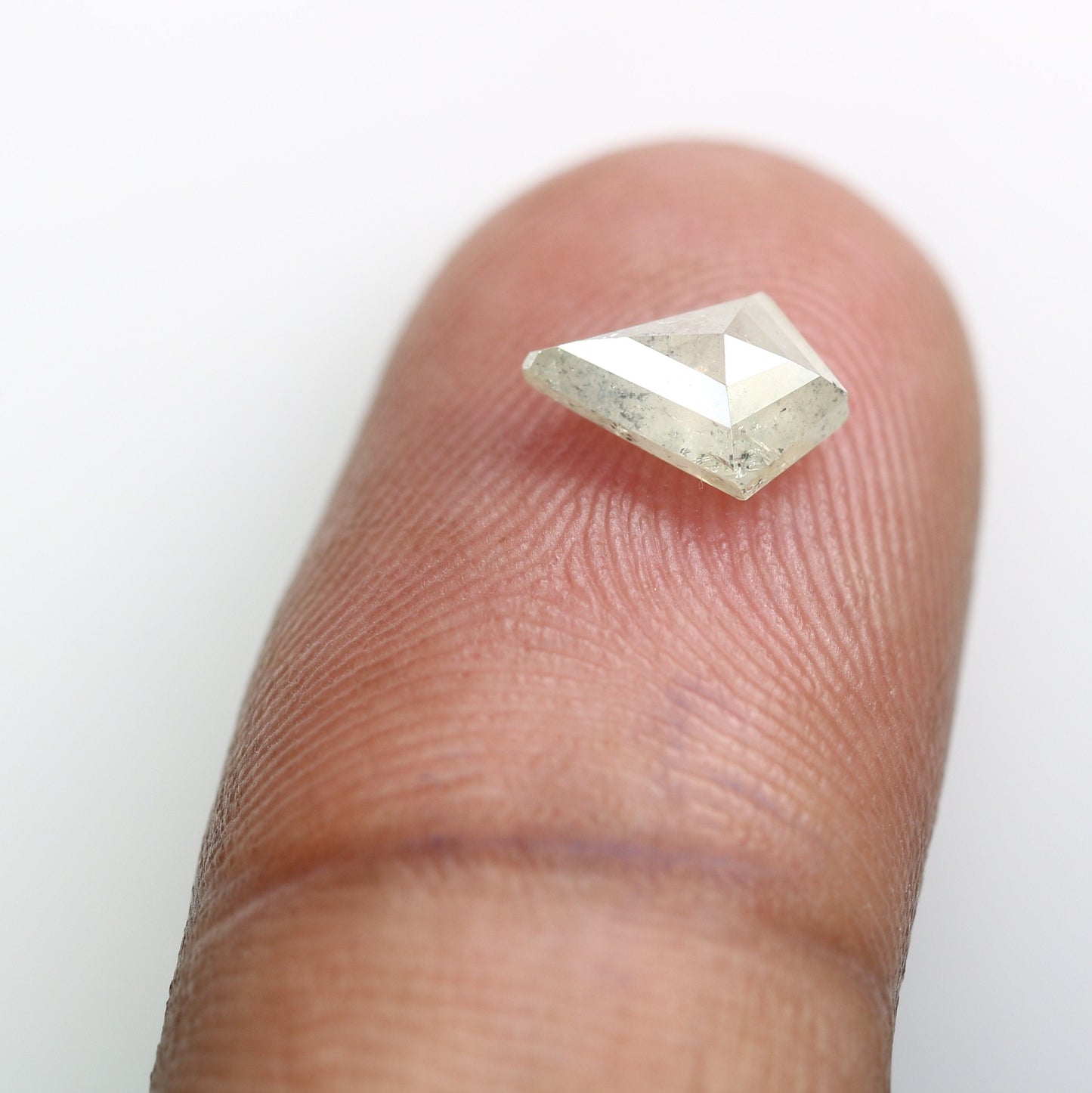 1.05 CT Kite shape Natural Loose Diamond -Kite Shape Salt and Pepper Diamond - For Salt Pepper Diamond Ring - Sale Offer- Unique Gift
