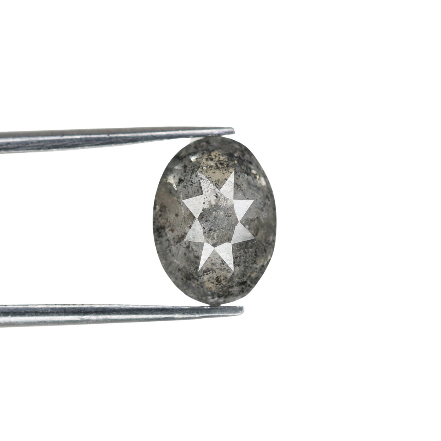 2.76 CT Natural Salt and Pepper Loose Oval Diamond - Unique Proposal Ring, Oval Diamond Jewelry & Perfect Gift for Girlfriend or Birthday