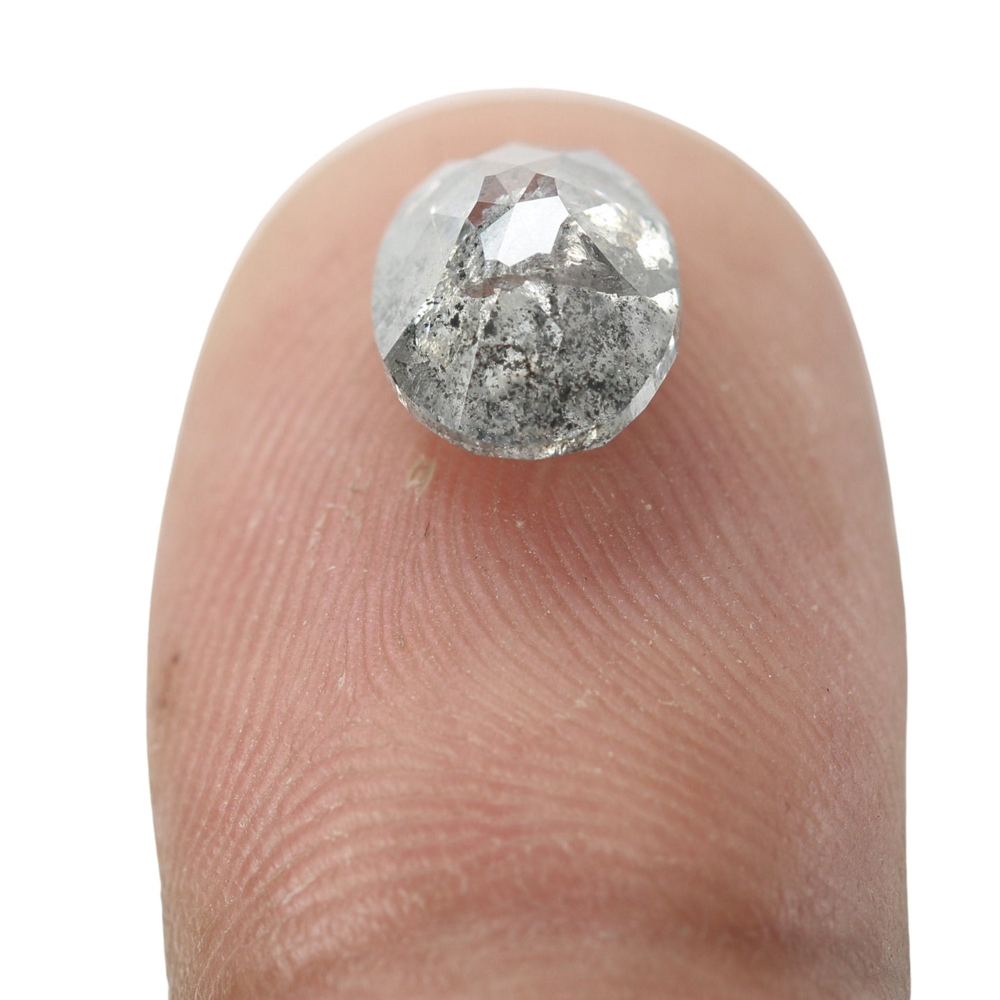 2.76 CT Natural Salt and Pepper Loose Oval Diamond - Unique Proposal Ring, Oval Diamond Jewelry & Perfect Gift for Girlfriend or Birthday