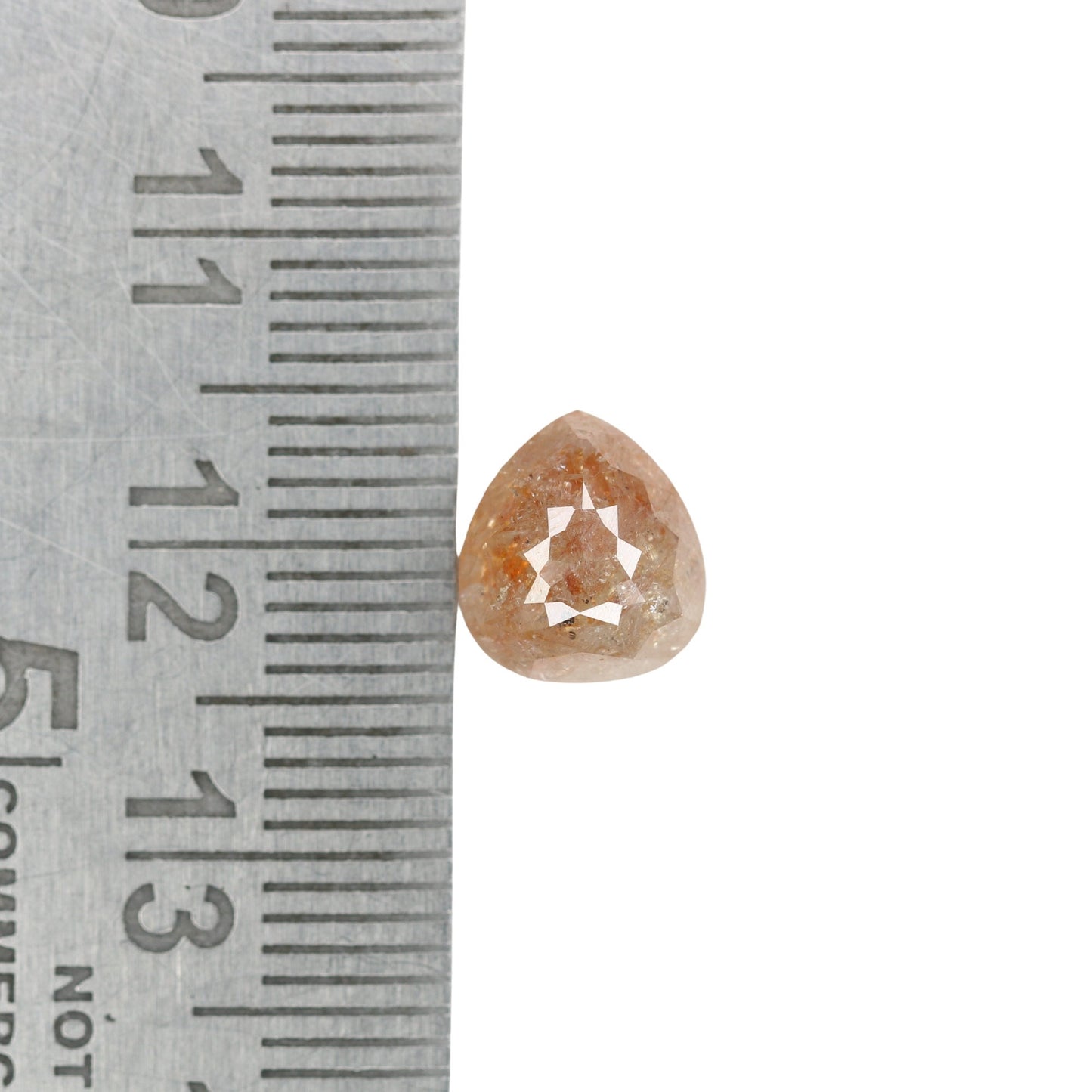 2.69 CT Fancy Peach Pear Shape Diamond | Beautiful Gem for Promise Ring | Perfect Gift for Girlfriend | Birthday Gift for Gold Ring