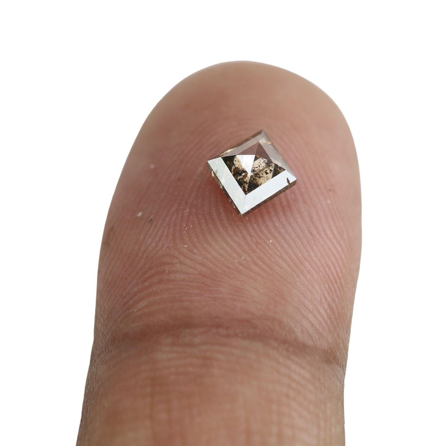 0.72 CT Antique Kite shape Natural Loose Diamond -Kite Shape Salt and Pepper Diamond - For Salt Pepper Diamond Ring - Sale Offer- Unique