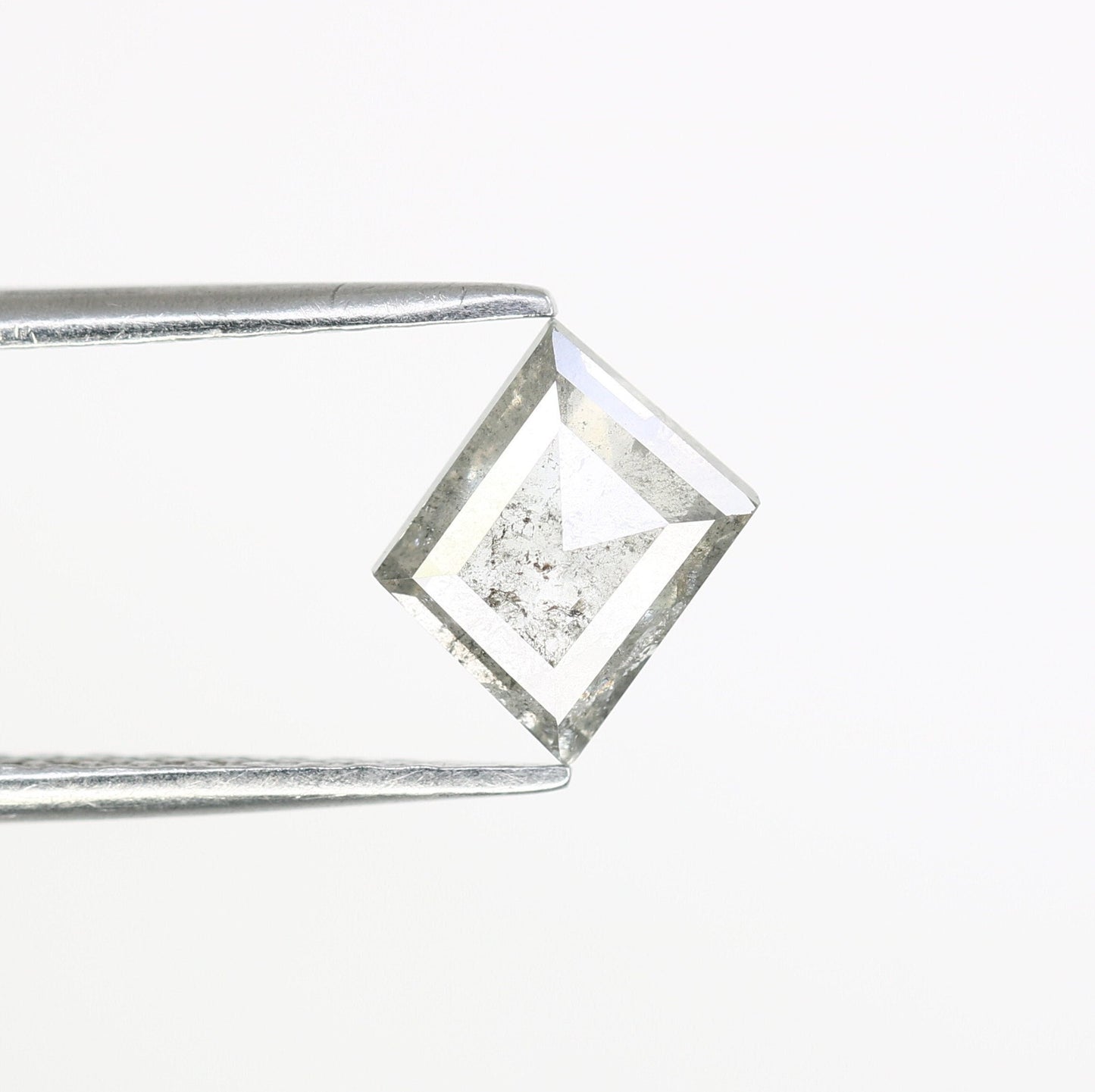 1.12 CT Salt and Pepper Natural Loose Diamond, Geometric Cut for Handmade Necklace Pendant, Diamond Bracelet Engagement Gold Ring For Women