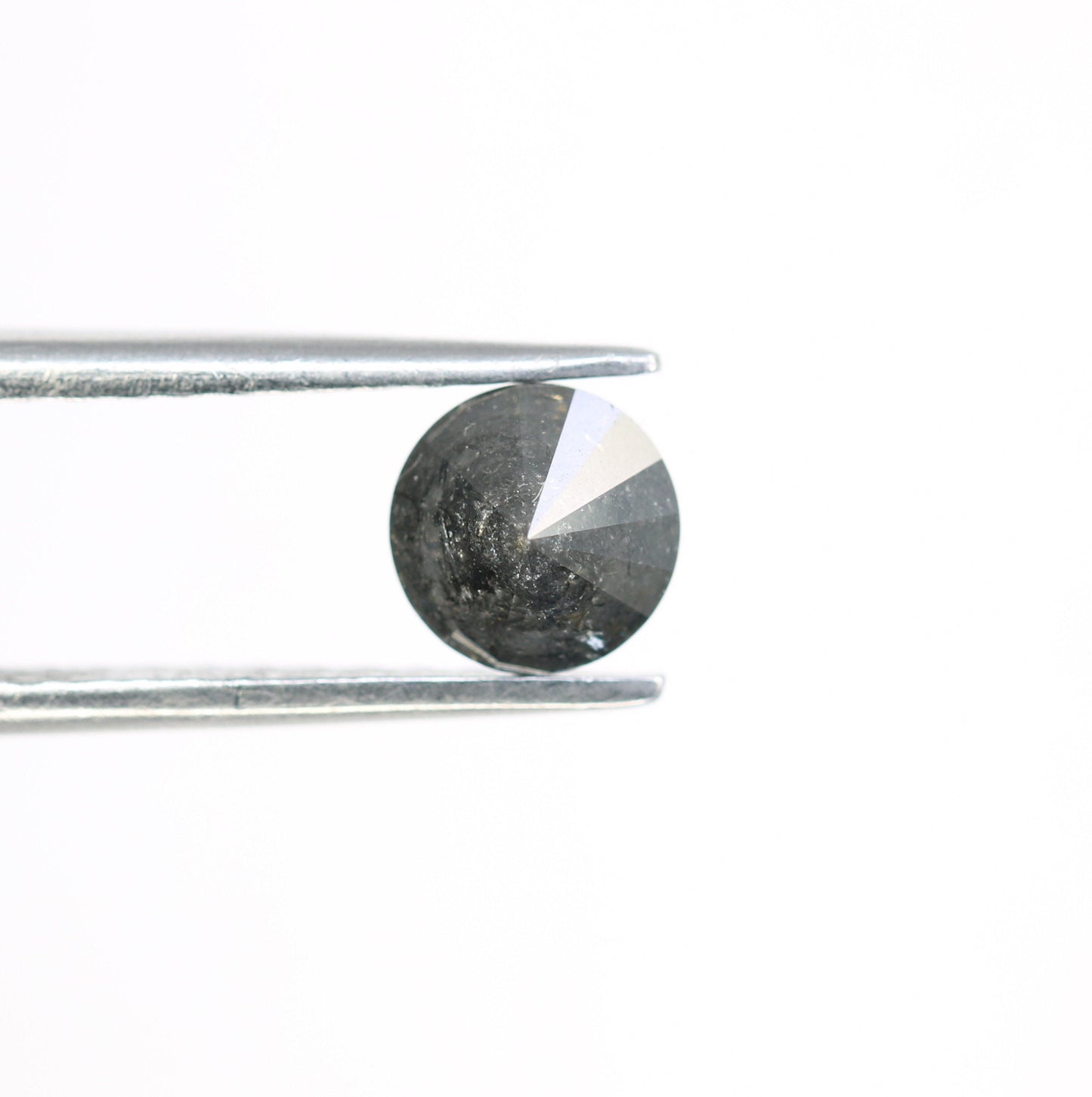 0.94 CT Loose Salt and Pepper Round DiamondFor Gold Ring Diamonds