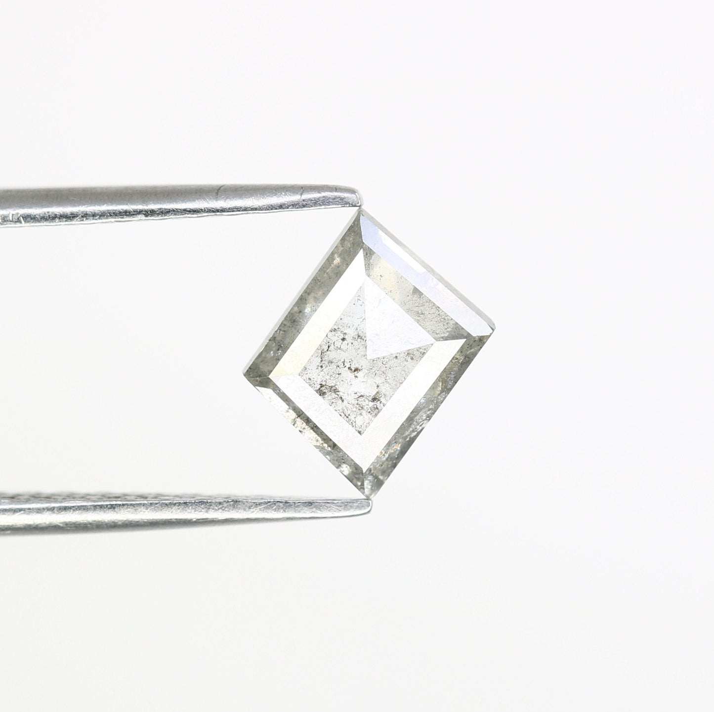 1.12 CT Salt and Pepper Natural Loose Diamond, Geometric Cut for Handmade Necklace Pendant, Diamond Bracelet Engagement Gold Ring For Women