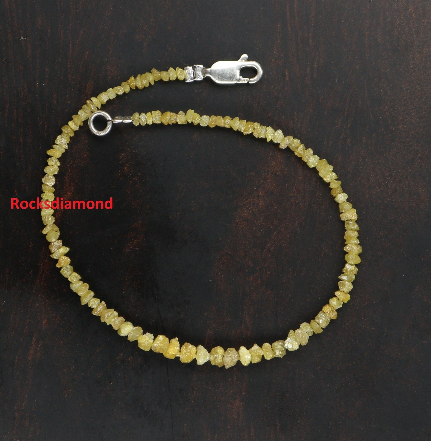 Exquisite Fancy Yellow Diamond Beads | One-of-a-Kind AAA Quality Faceted Gems Art Deco Retro Necklaces | Unique Crystal Jewelry & Craft