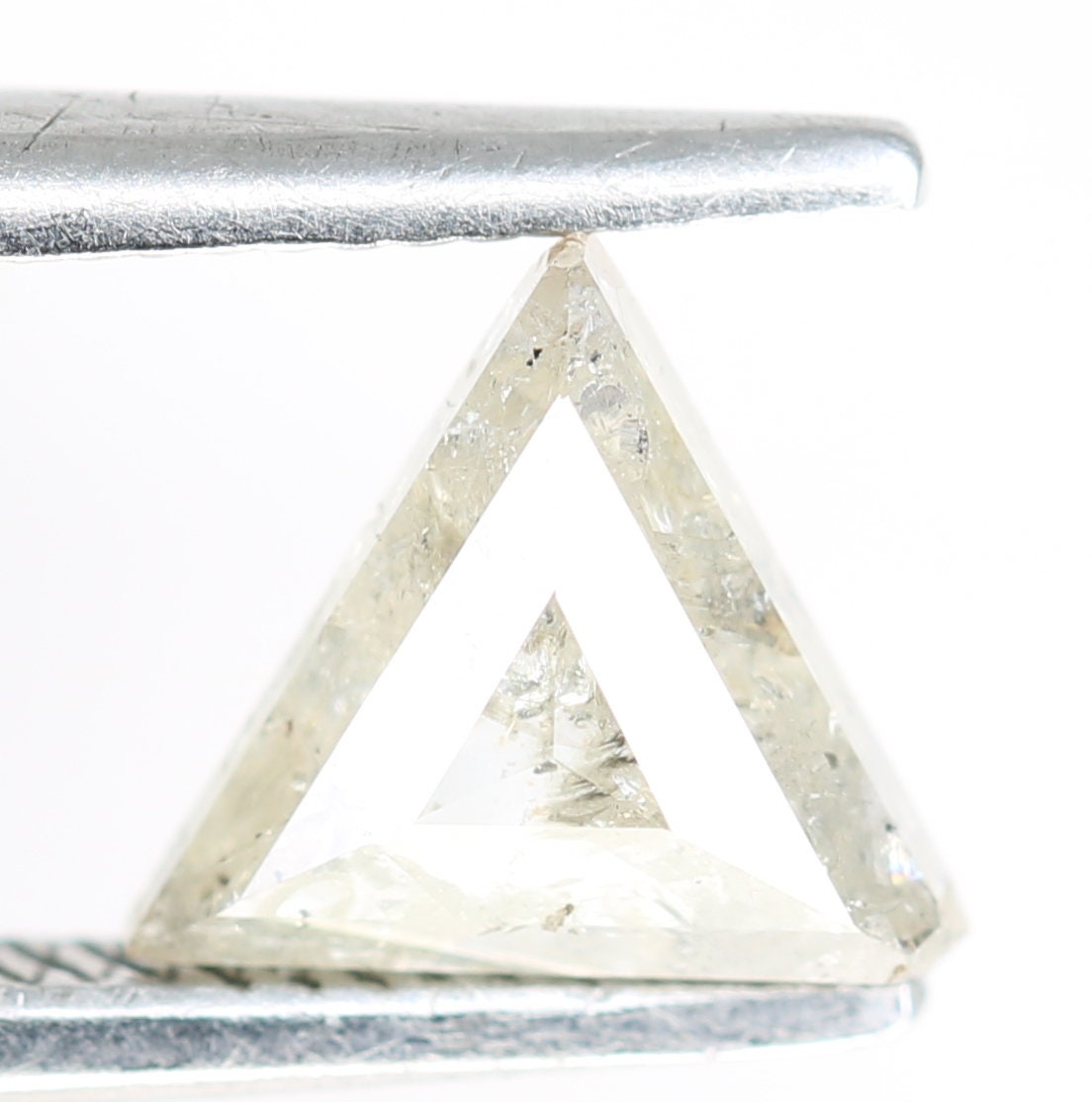 0.58 CTSalt and Pepper Triangle Cut Diamond, Natural Loose White Diamonds, For bracelet & pendant necklace, Victorian jewelry women gift