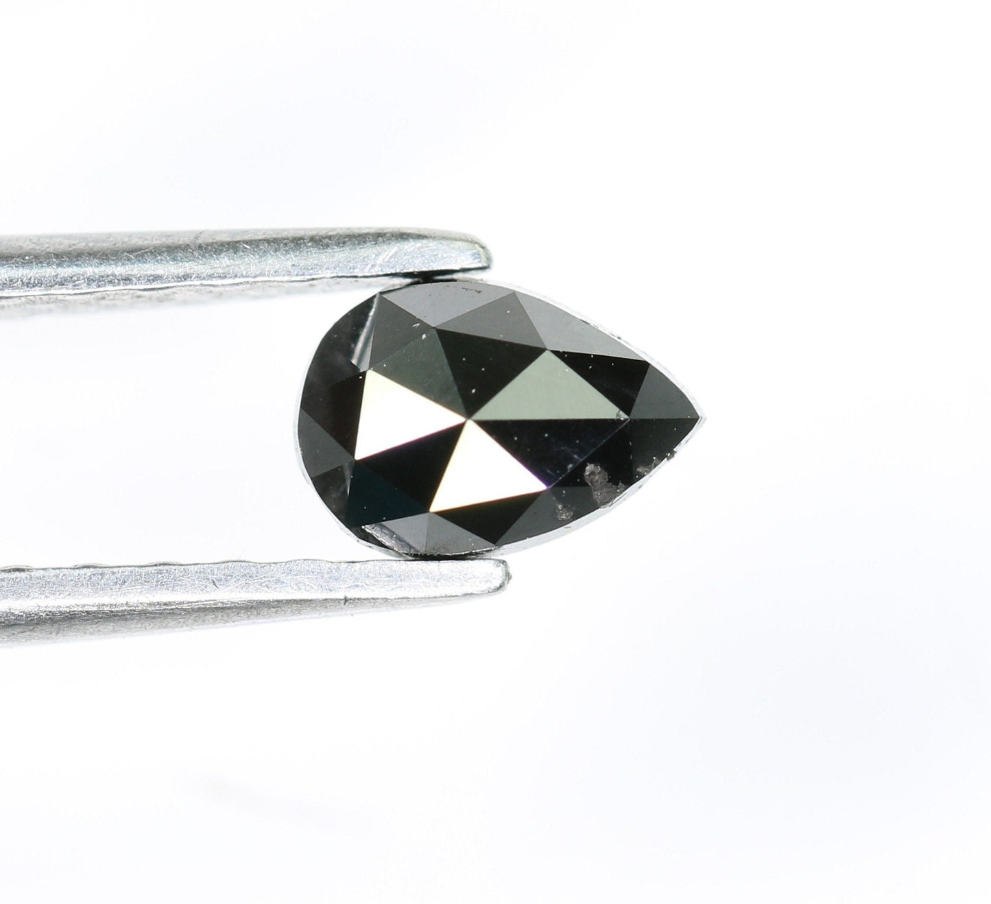 0.50 CT Black Pear Cut Real Loose Polished Diamond For Engagement/Wedding Ring ll GIft For Wife ll Gift For Girlfriend ll Gift For Daughter