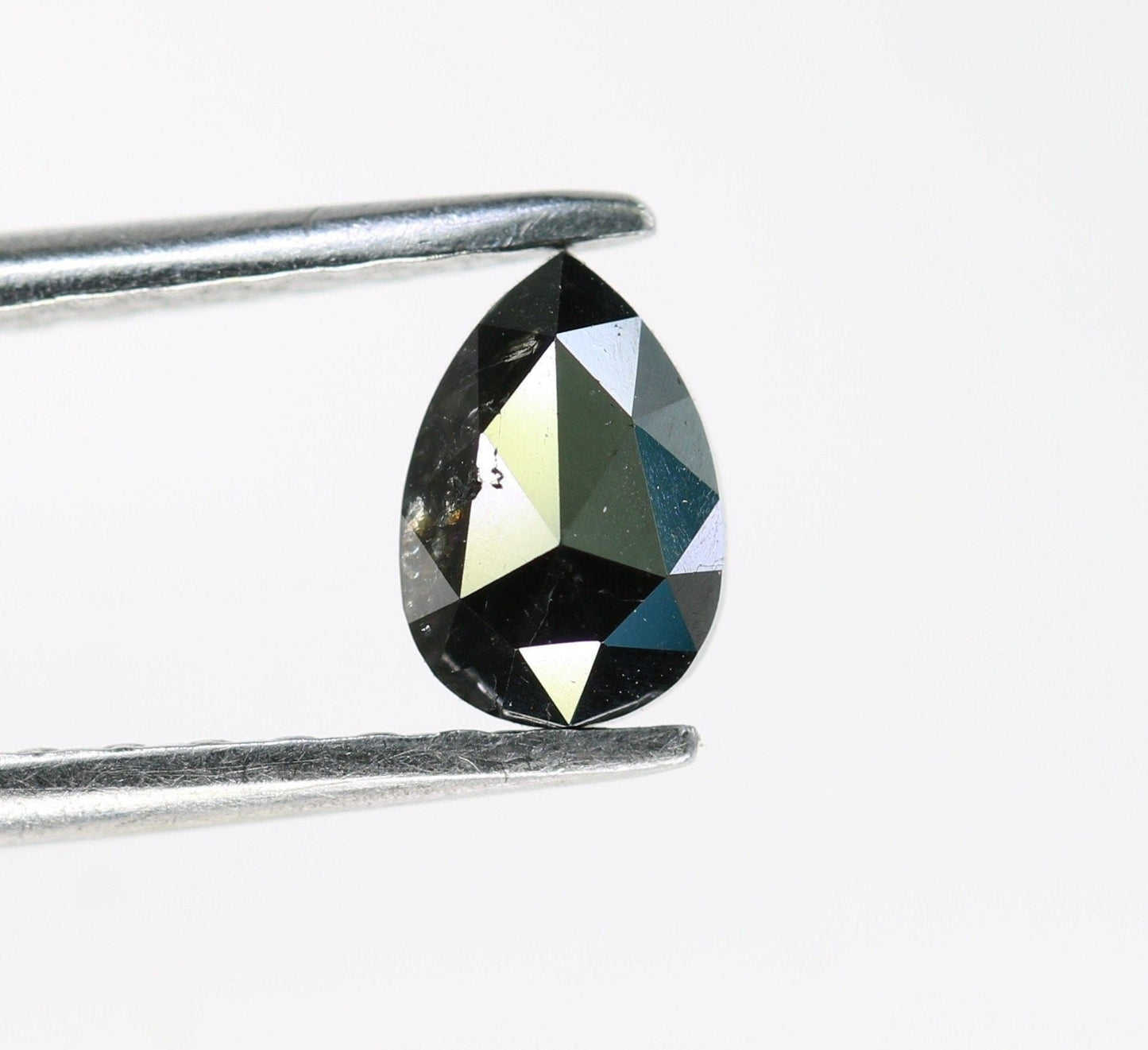 0.48 CT Black Pear Cut 6 MM Real Loose Polished Fancy Diamond For Engagement Ring, GIft for Your Loved OnesFor Gold Ring Diamonds