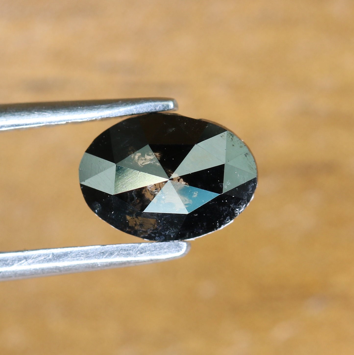 0.52 CT Black Oval Cut 6.80 MM Diamond - Unique Engagement Ring Gemstone & Perfect Gift for Wife, Girlfriend, Mother, or Daughter