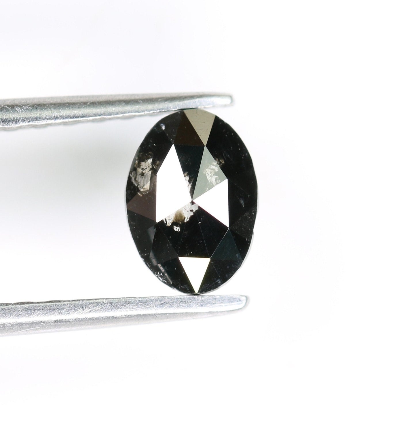 0.52 CT Black Oval Cut 6.80 MM Diamond - Unique Engagement Ring Gemstone & Perfect Gift for Wife, Girlfriend, Mother, or Daughter