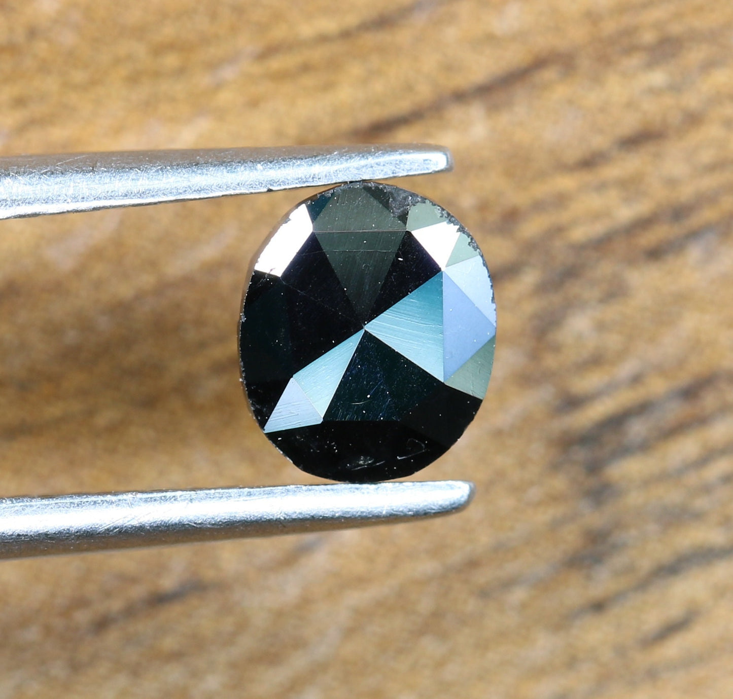 0.42 CT Black Oval Diamond 5.40 MM - Elegant Pendant or Necklace, Ideal Christmas Gift for Her & Unique Diamond Jewelry Piece