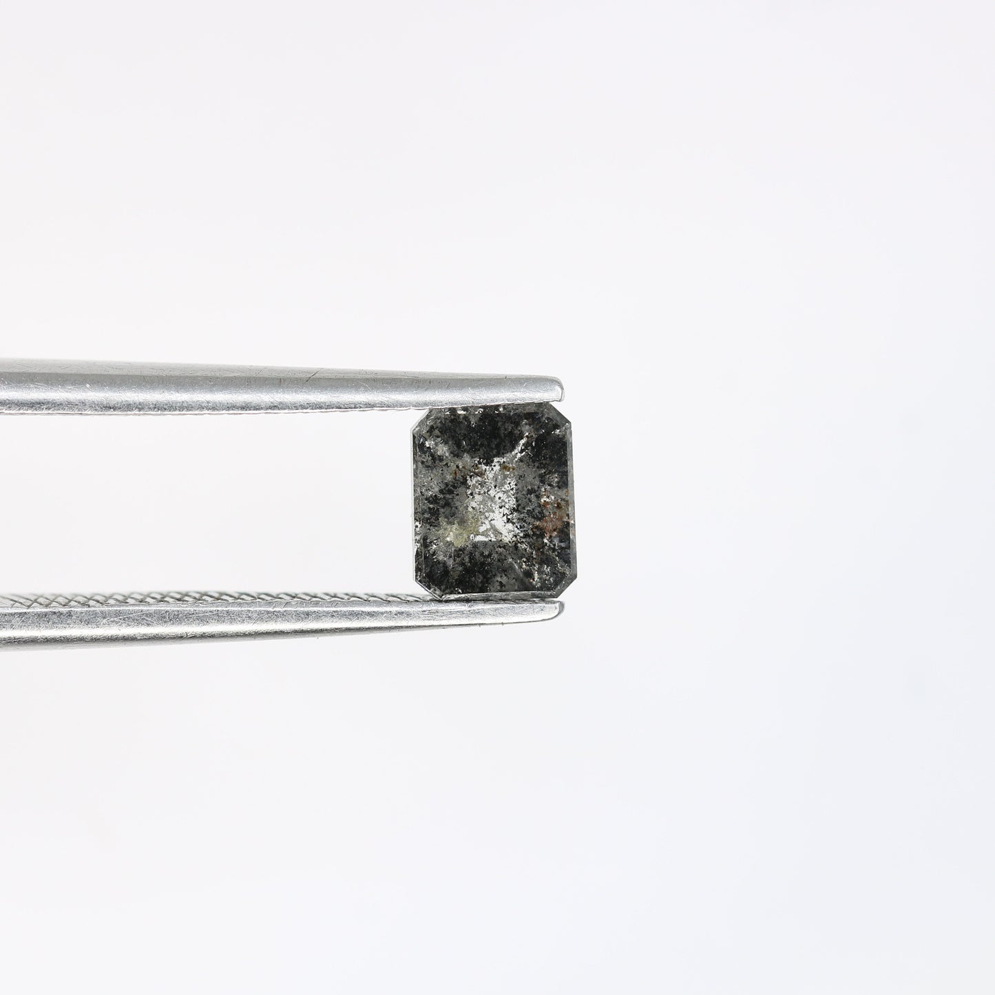 Salt and Pepper Emerald Shape Diamond - Natural Loose Emerald Cut Diamond - Ideal for Emerald Engagement Ring - Custom Jewelry Option