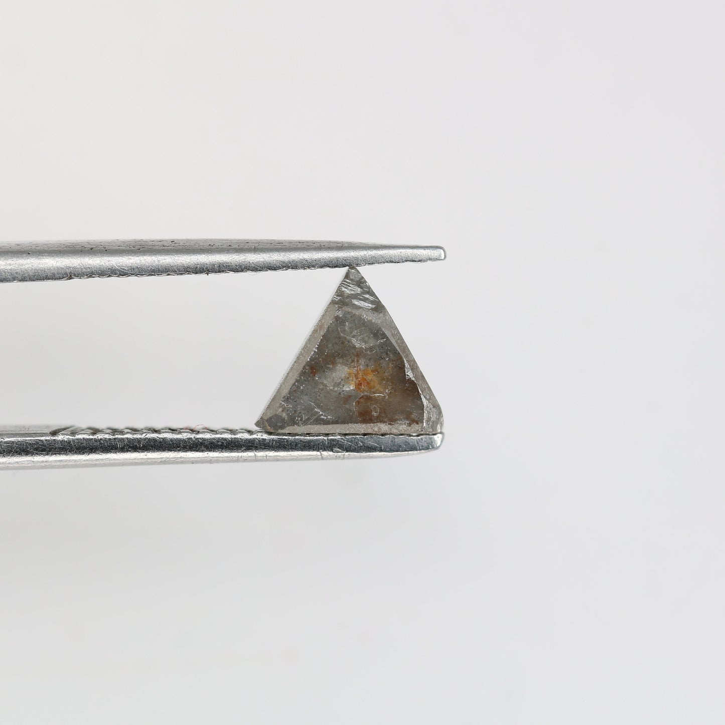 0.73 CT Salt and Pepper Triangle Cut Diamond, Natural Loose Unique Diamonds, For bracelet & pendant necklace, Victorian jewelry women gift