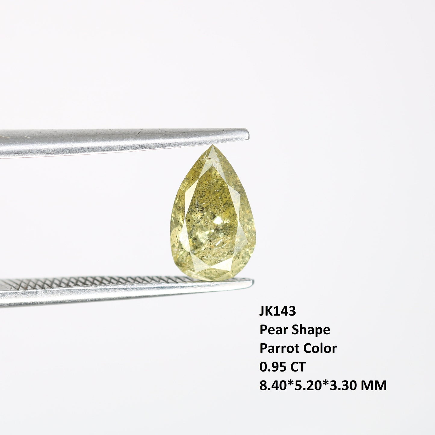 0.95 CT Natural Light Yellow Pear Cut Real Diamond for Engagement Ring | Loose Diamond for Gold Ring | Unique Gemstone Jewelry
