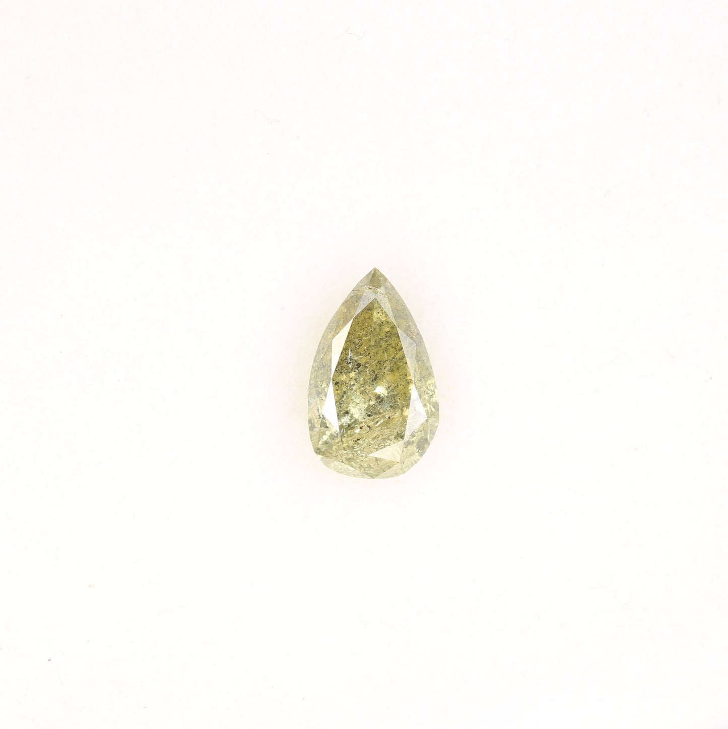 0.95 CT Natural Light Yellow Pear Cut Real Diamond for Engagement Ring | Loose Diamond for Gold Ring | Unique Gemstone Jewelry